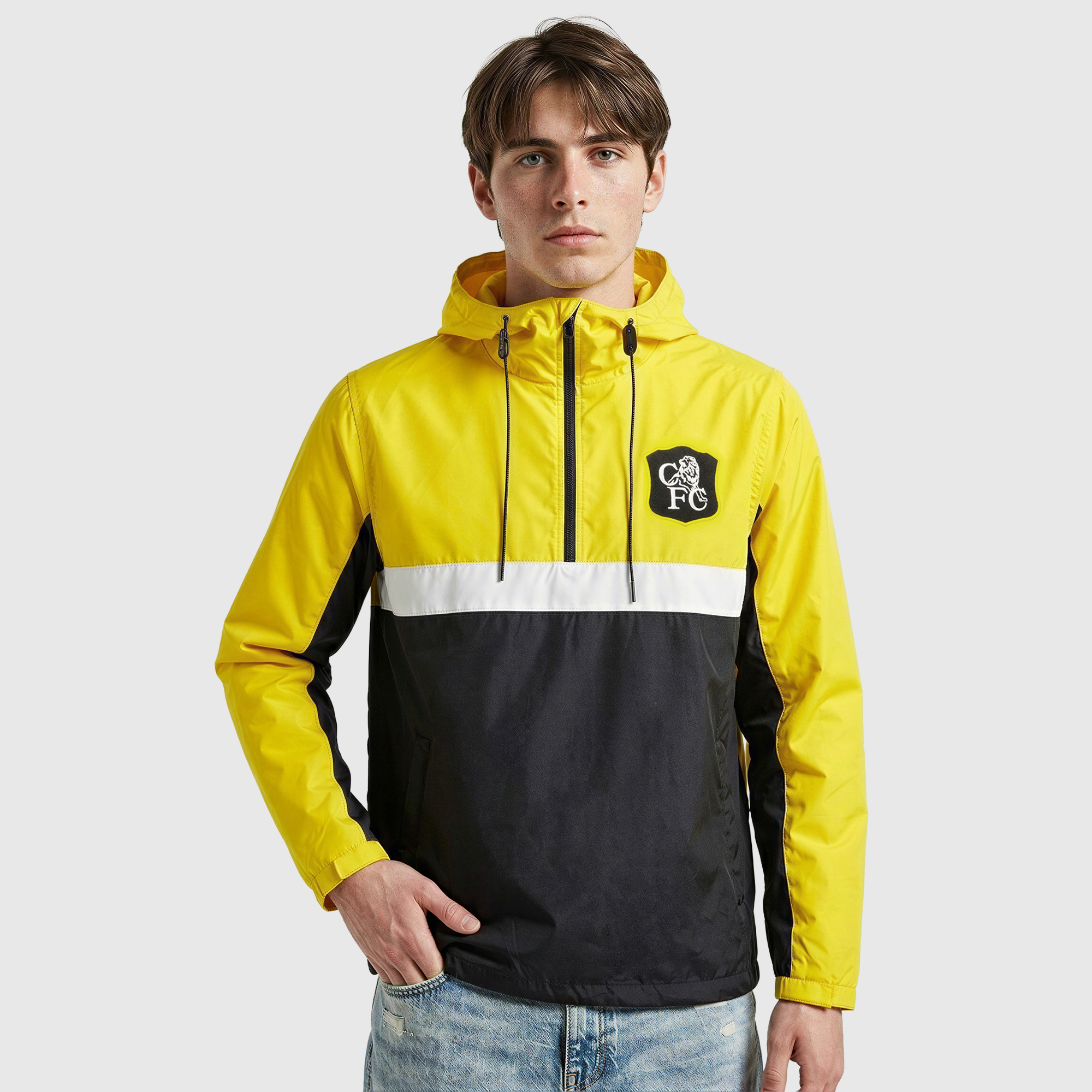 Chelsea 97 Cup Final Reinspired Windbreaker - Black, , rebel_hi-res