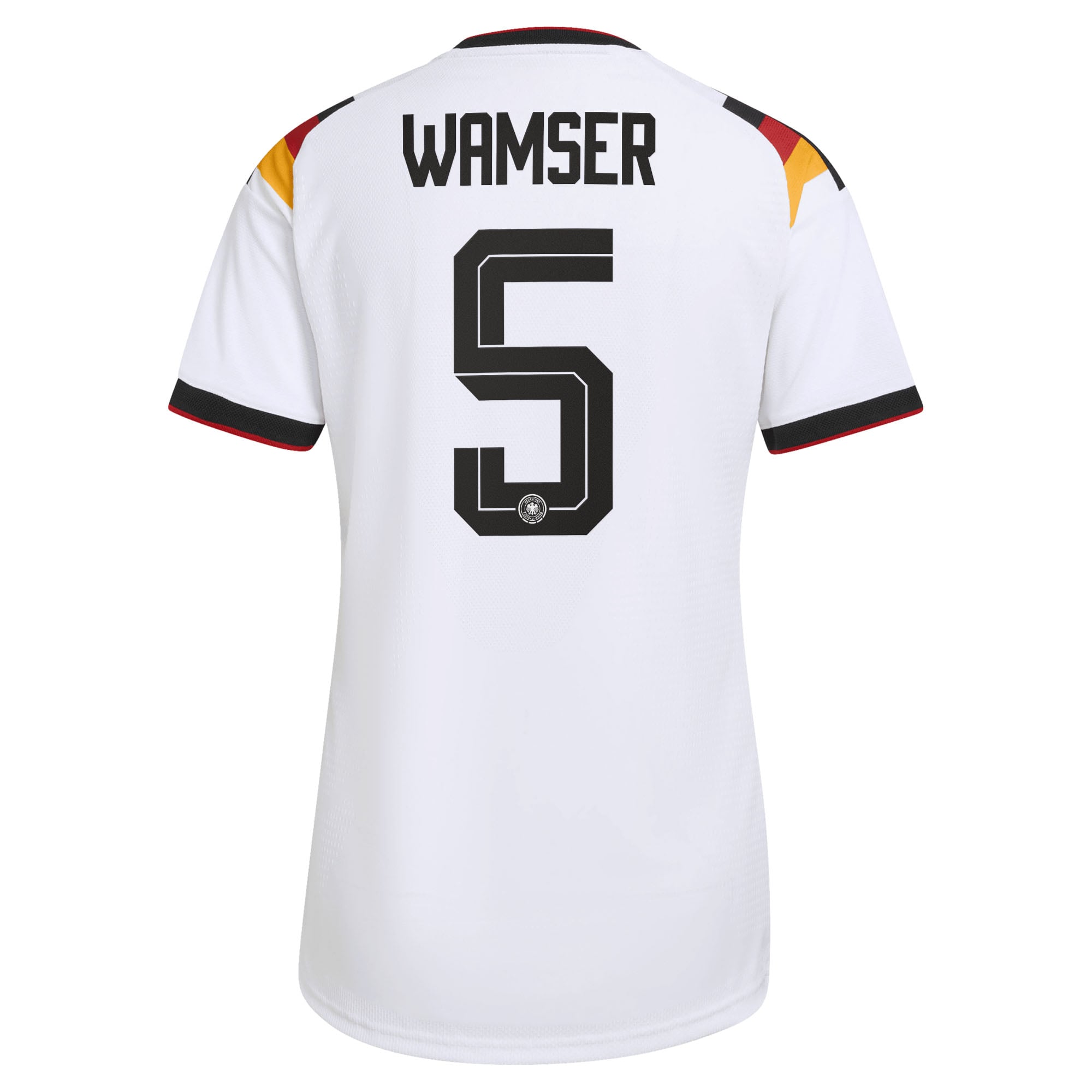 Germany National Team Home Authentic Shirt 2026 - 2 Stars - Womens with Wamser 5 printing, , rebel_hi-res