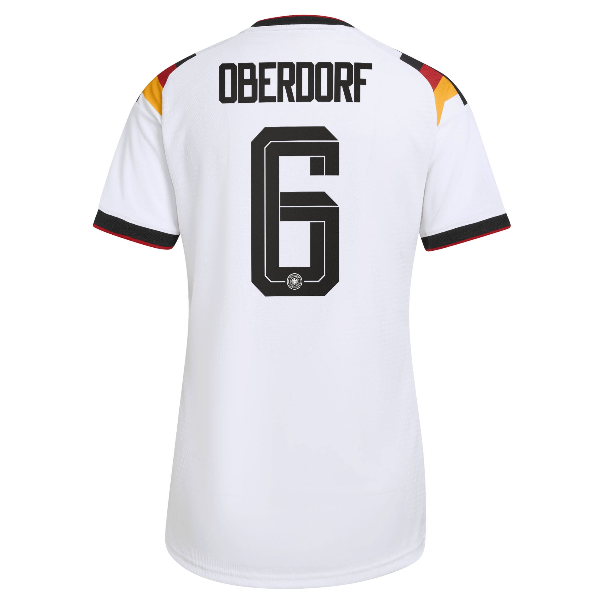 Germany National Team Home Authentic Shirt 2026 - 2 Stars - Womens with Oberdorf 6 printing, , rebel_hi-res