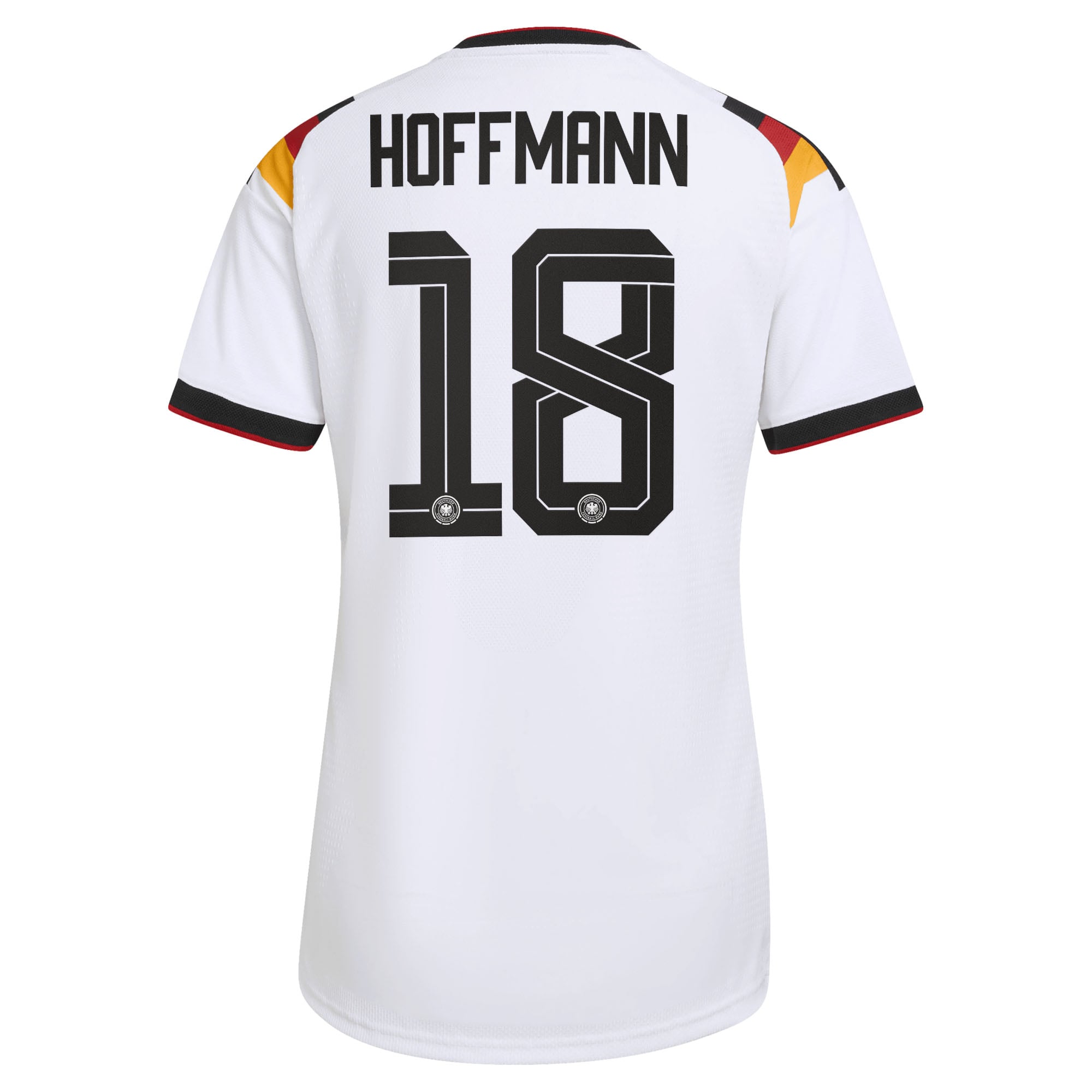 Germany National Team Home Authentic Shirt 2026 - 2 Stars - Womens with Hoffmann 18 printing, , rebel_hi-res