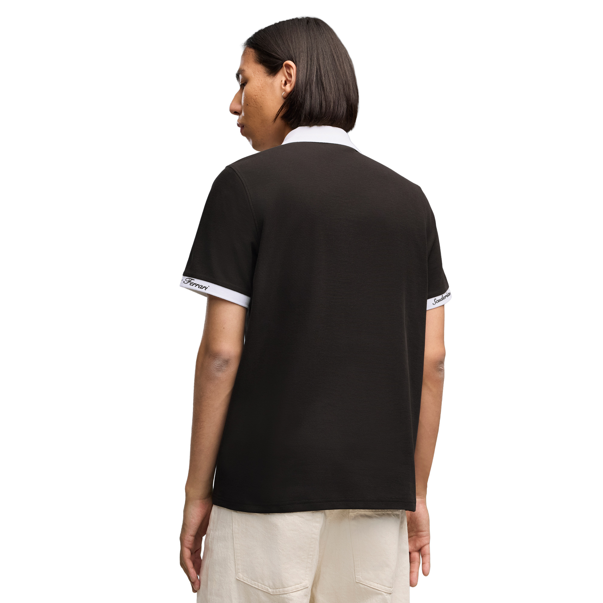 Scuderia Ferrari Piquet Polo - Black, , rebel_hi-res