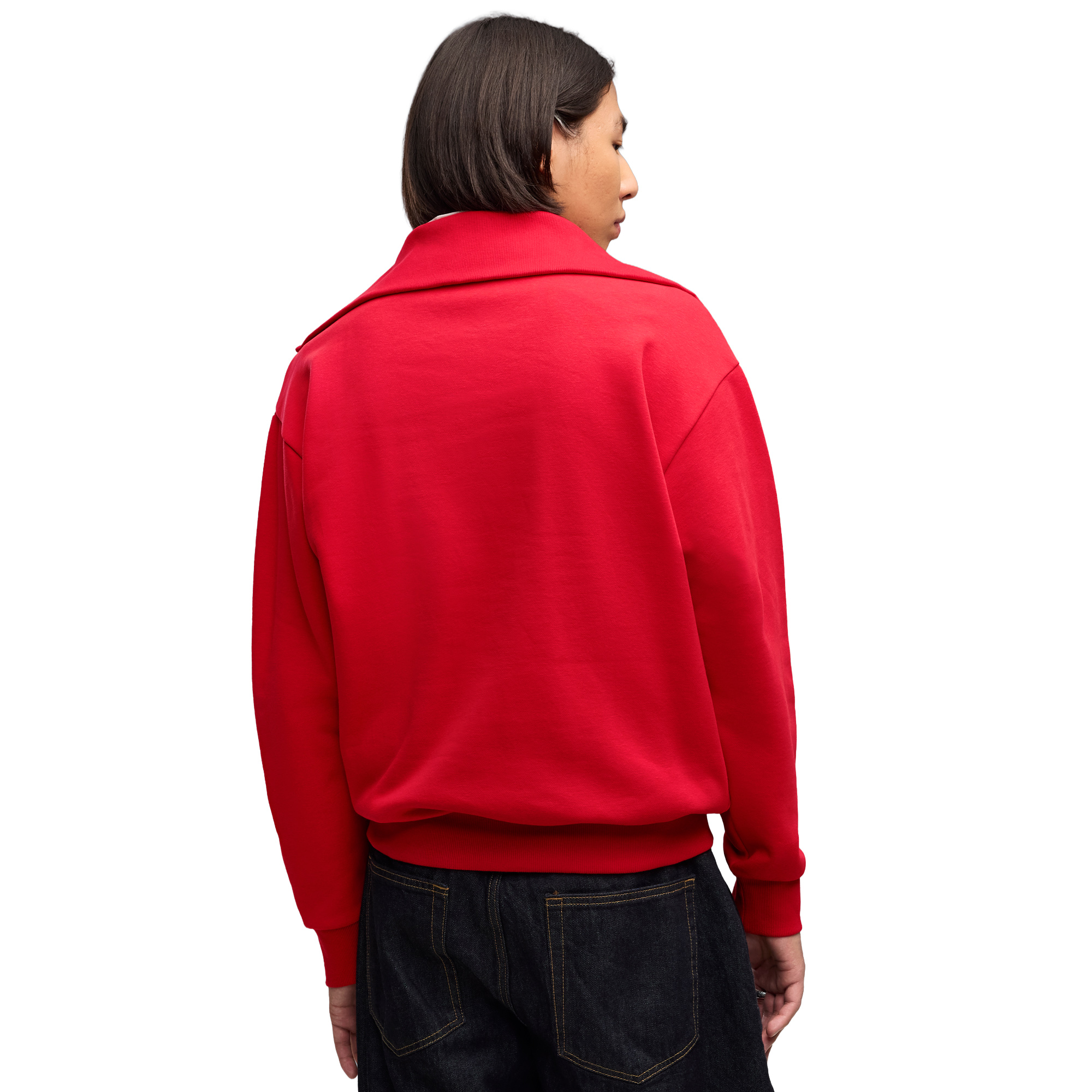 Scuderia Ferrari Puma Little Shield Half Zip Fleece - Red, , rebel_hi-res