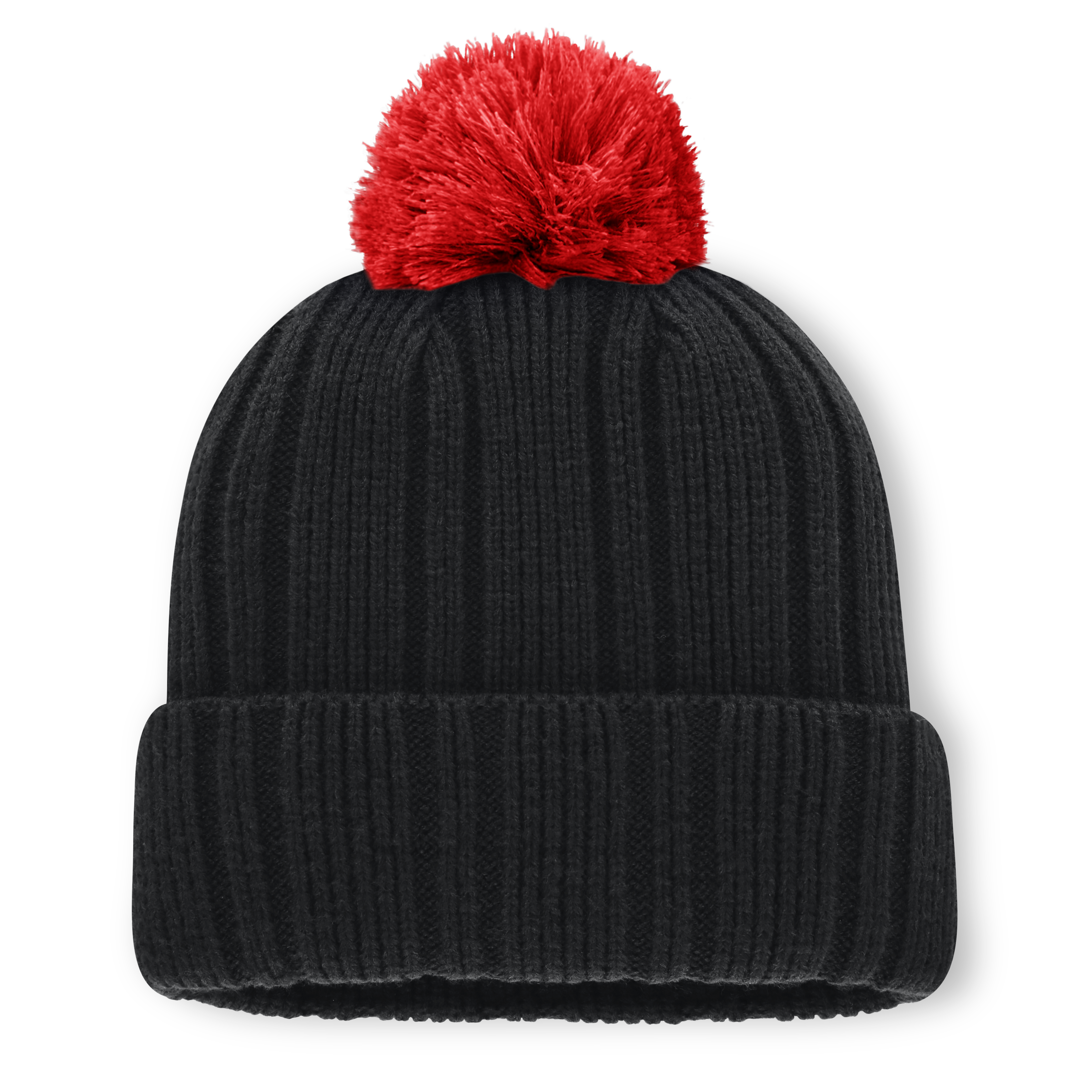 Formula 1 Runway Cuff Pom Beanie - Black, , rebel_hi-res