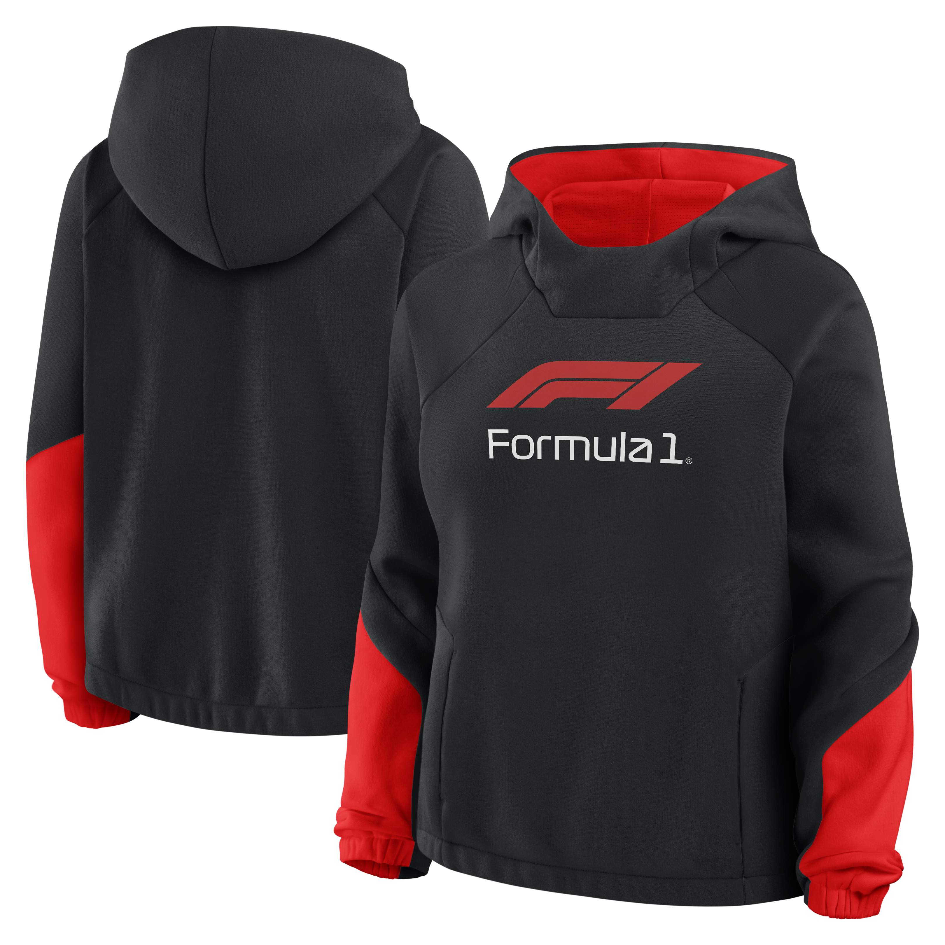 Formula 1 Classics Fleece Fashion Hoodie - Black - Womens, , rebel_hi-res