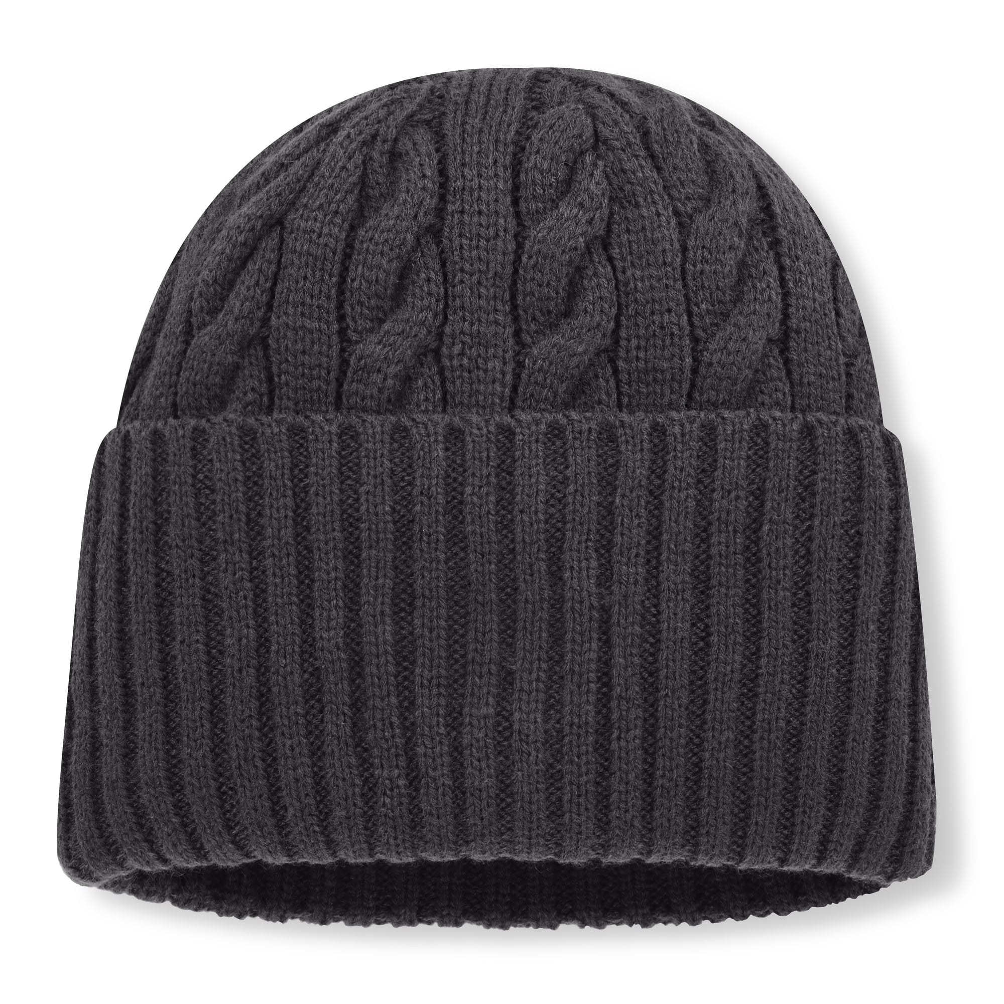 All Blacks Oversized Cuff Beanie - Grey - Unisex, , rebel_hi-res