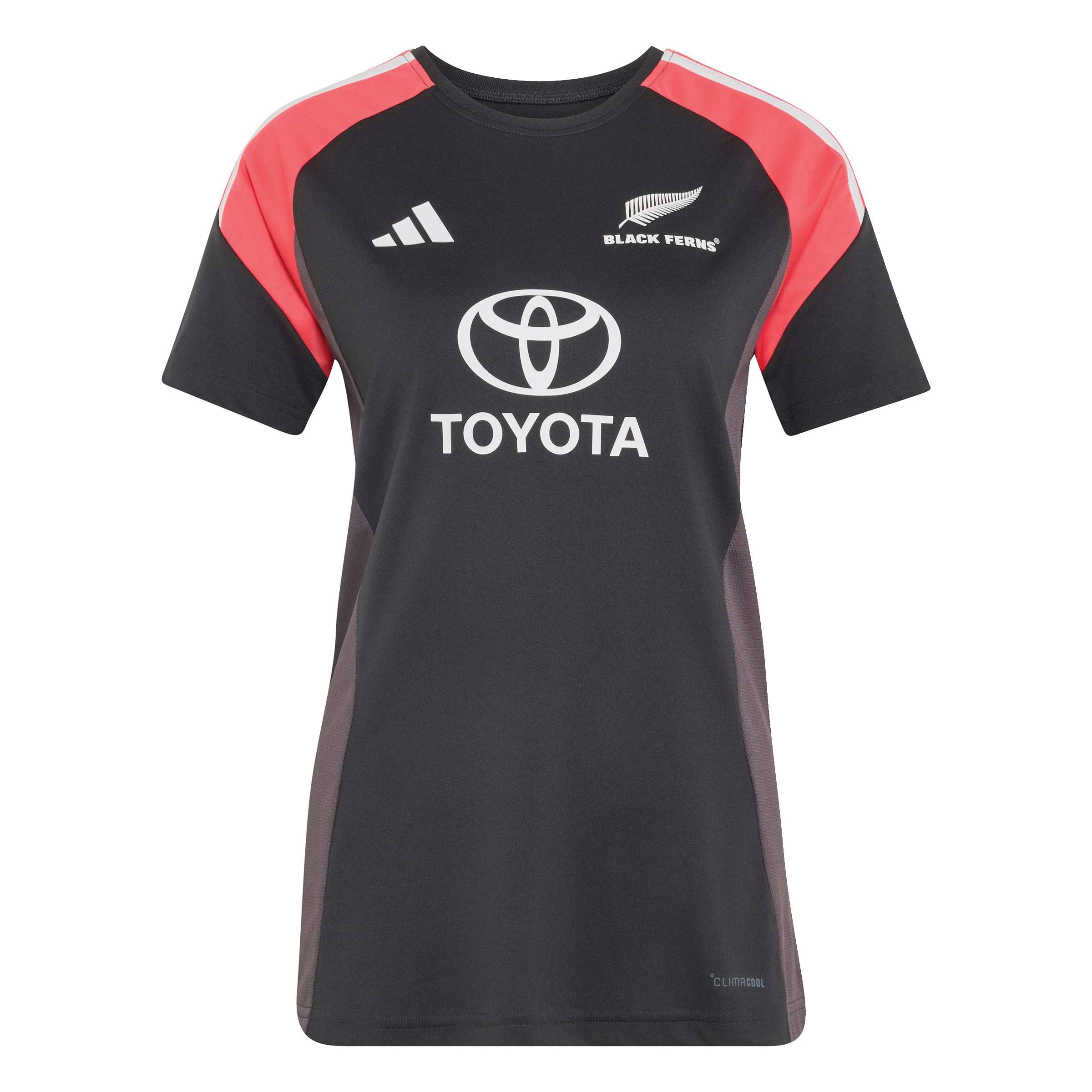 Black Ferns adidas Performance Training Jersey - Black - Womens, , rebel_hi-res