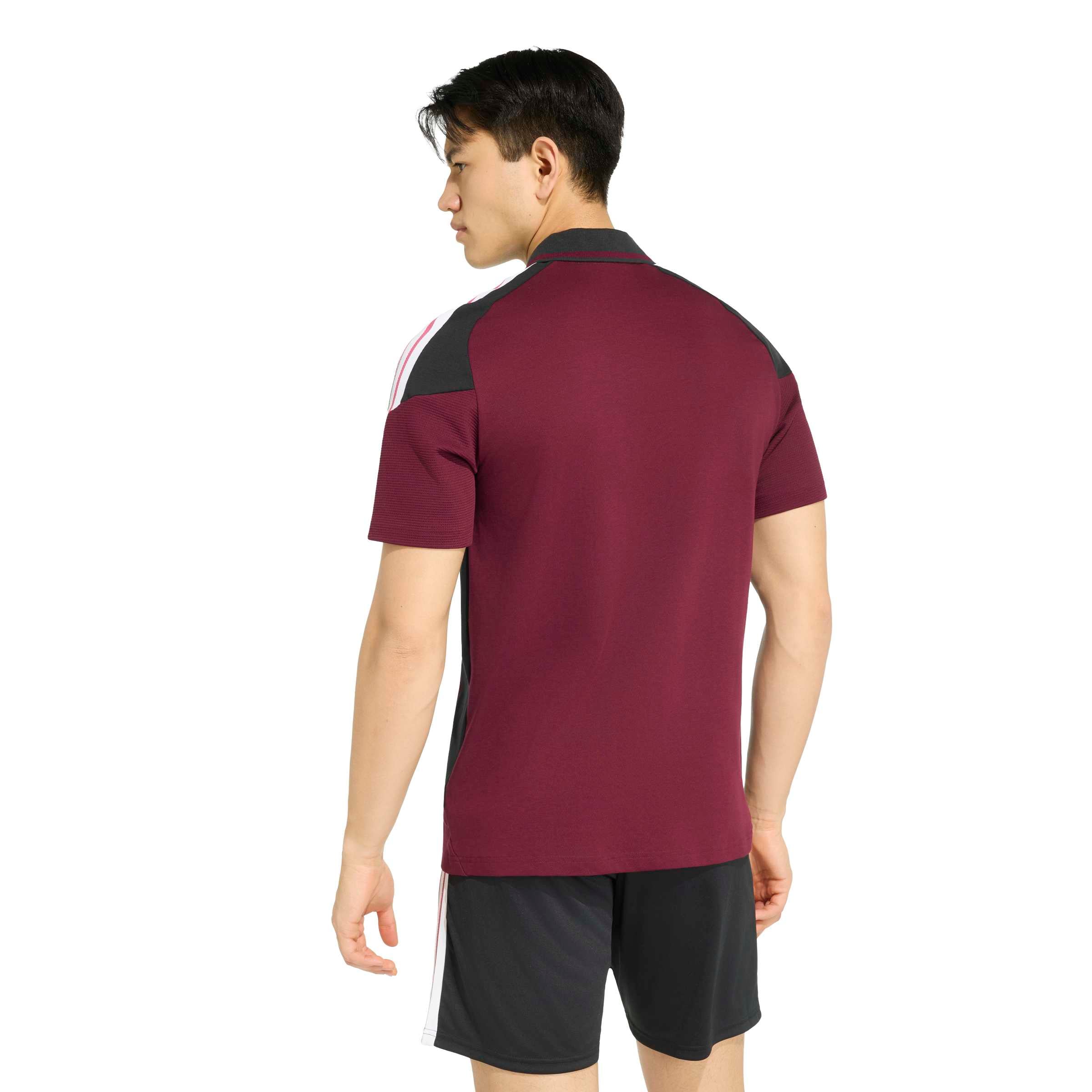 All Blacks adidas Training Polo - Maroon, , rebel_hi-res