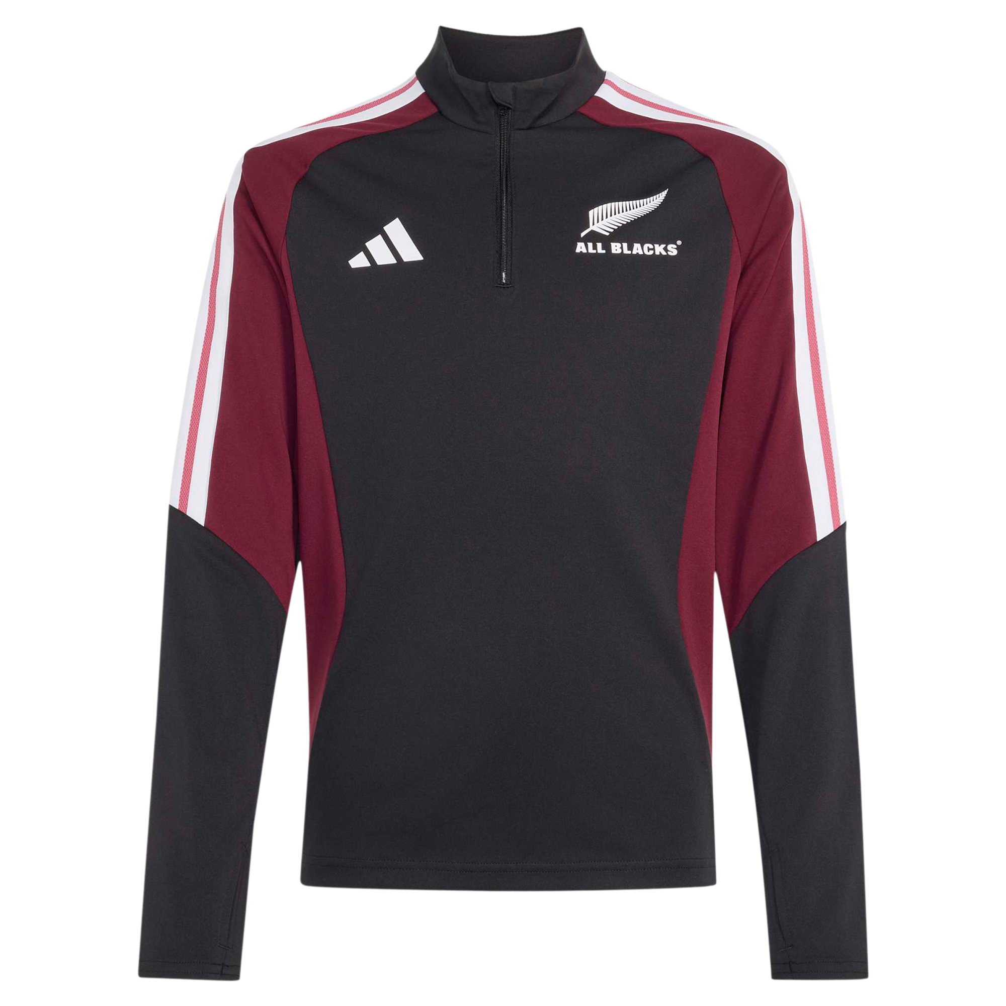 All Blacks adidas 1/4 Zip Training Fleece - Youth, , rebel_hi-res
