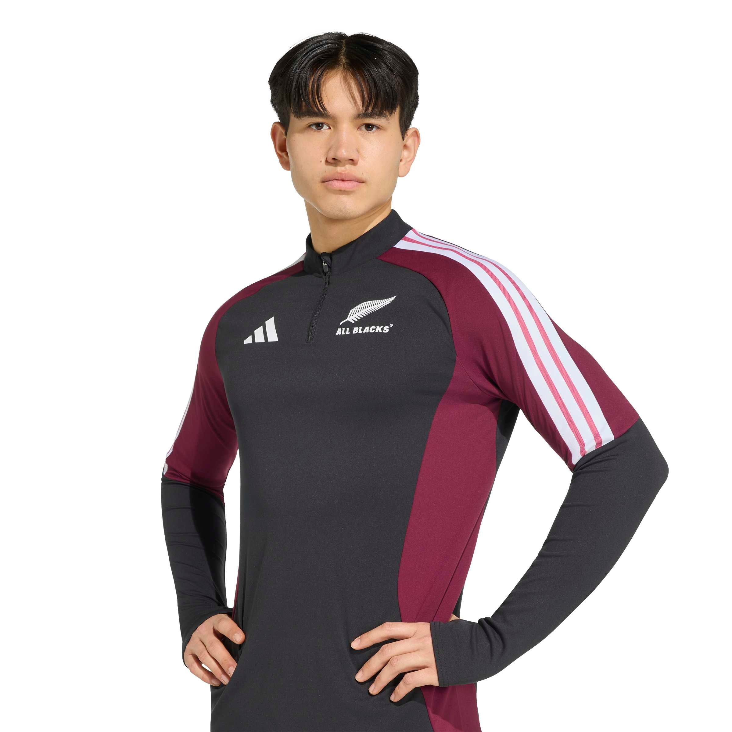 All Blacks adidas 1/4 Zip Training Fleece, , rebel_hi-res