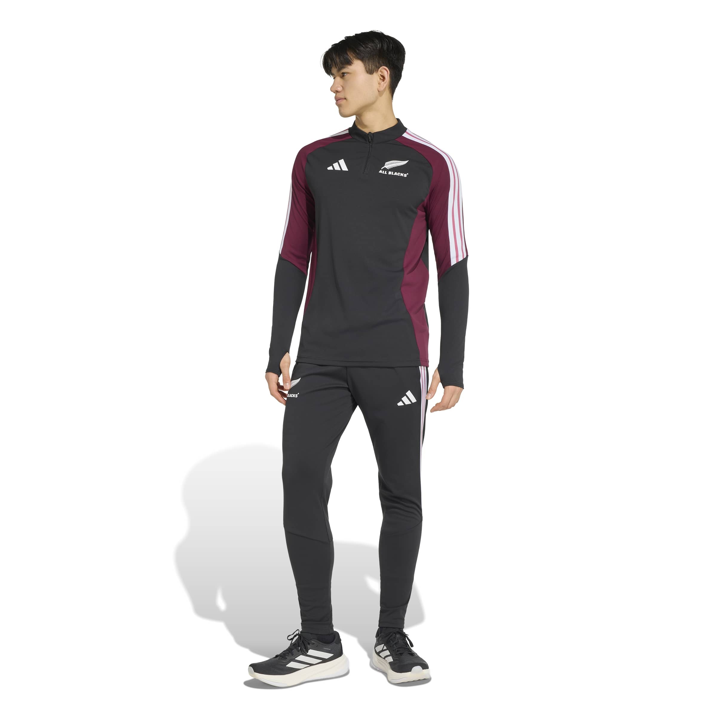 All Blacks adidas 1/4 Zip Training Fleece, , rebel_hi-res