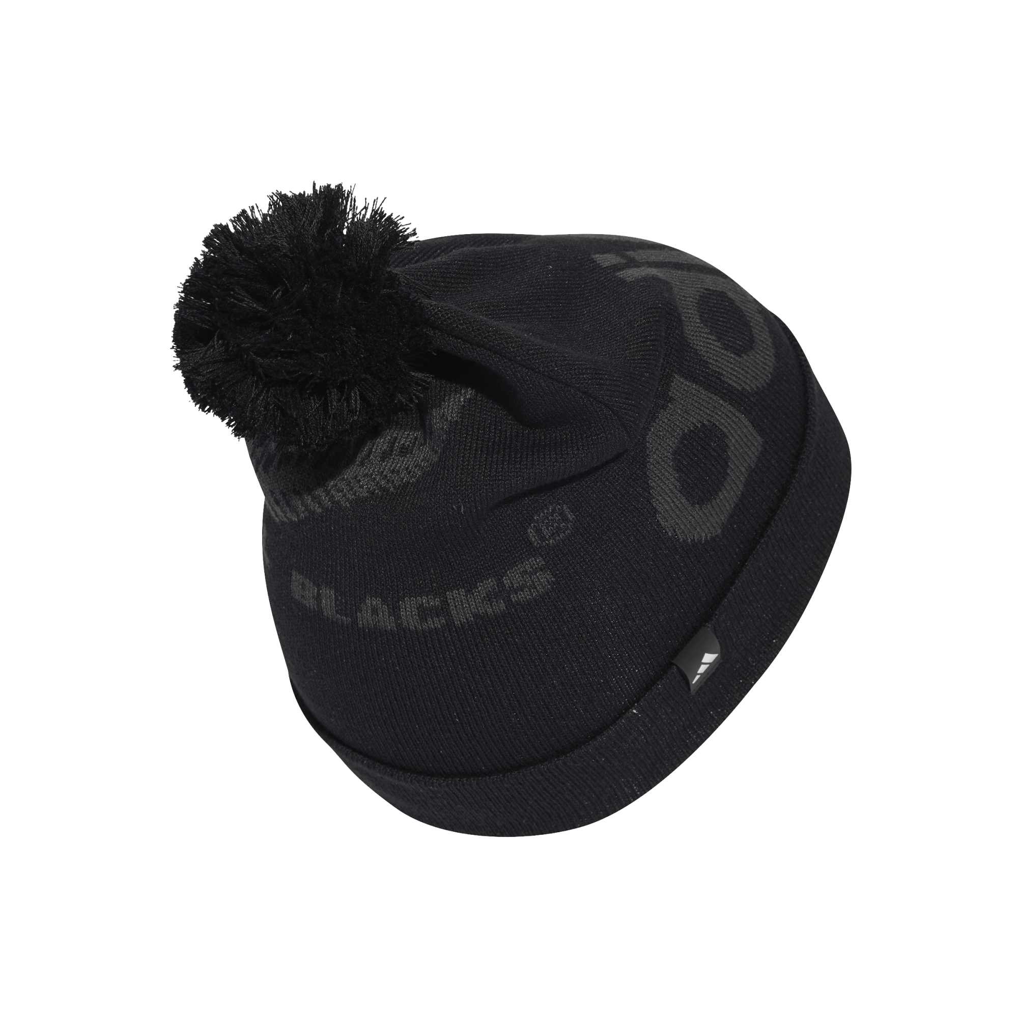 All Blacks adidas Pom Beanie - Black - Unisex, , rebel_hi-res