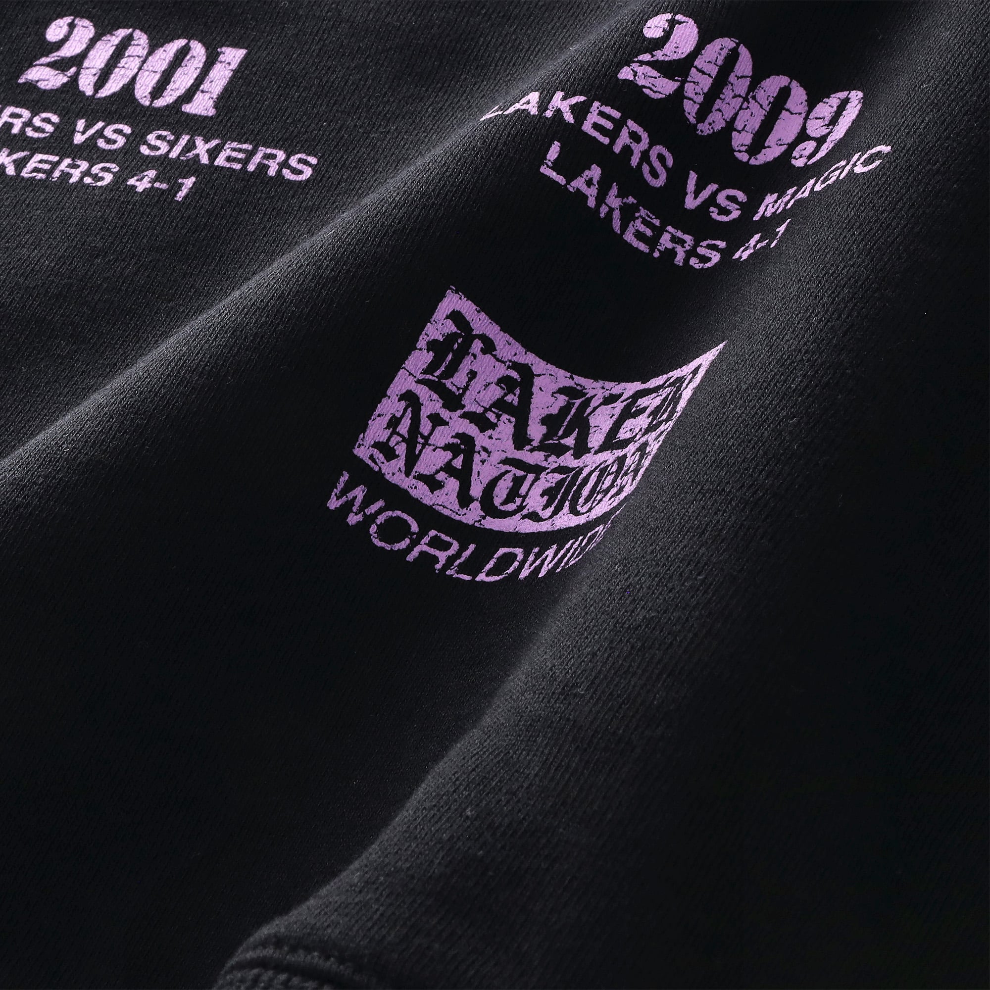 Los Angeles Lakers Mitchell & Ness Laker Nation Hoodie - Mens, , rebel_hi-res