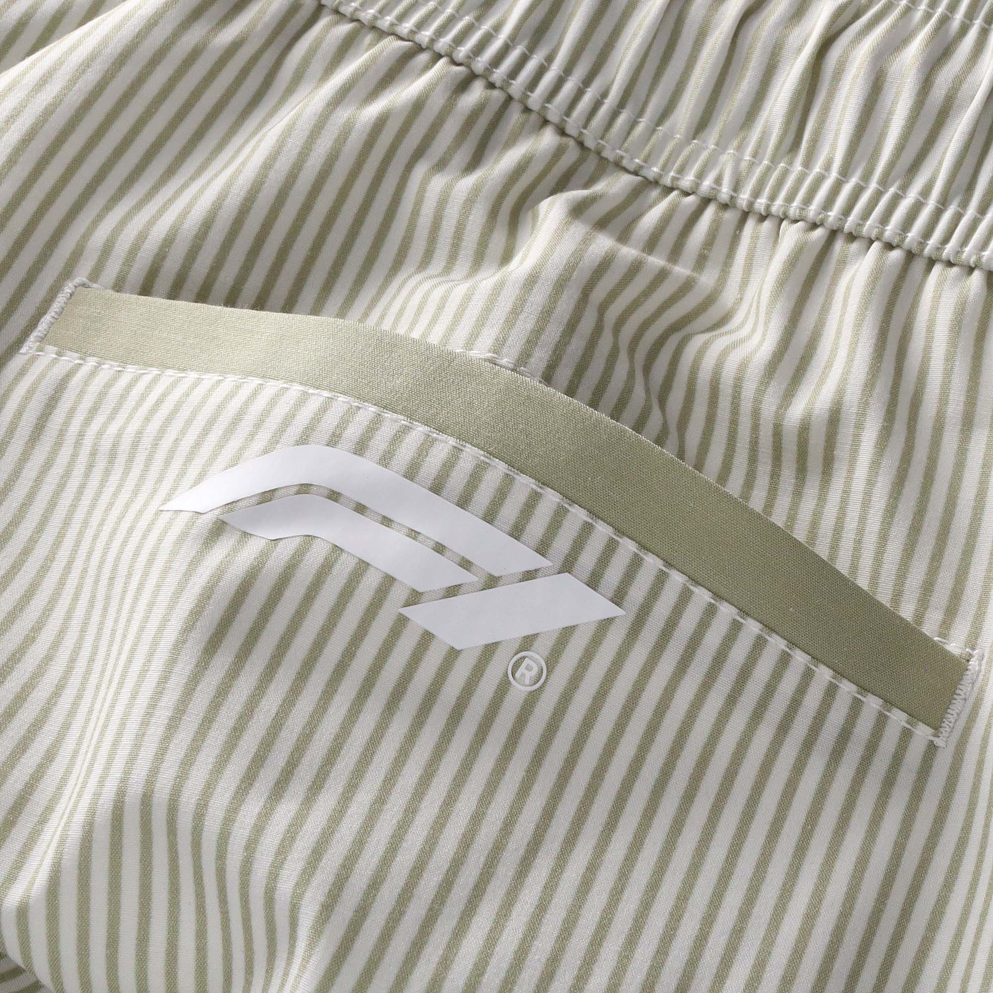 Formula 1 Pin Stripe Swim Shorts - Green, , rebel_hi-res