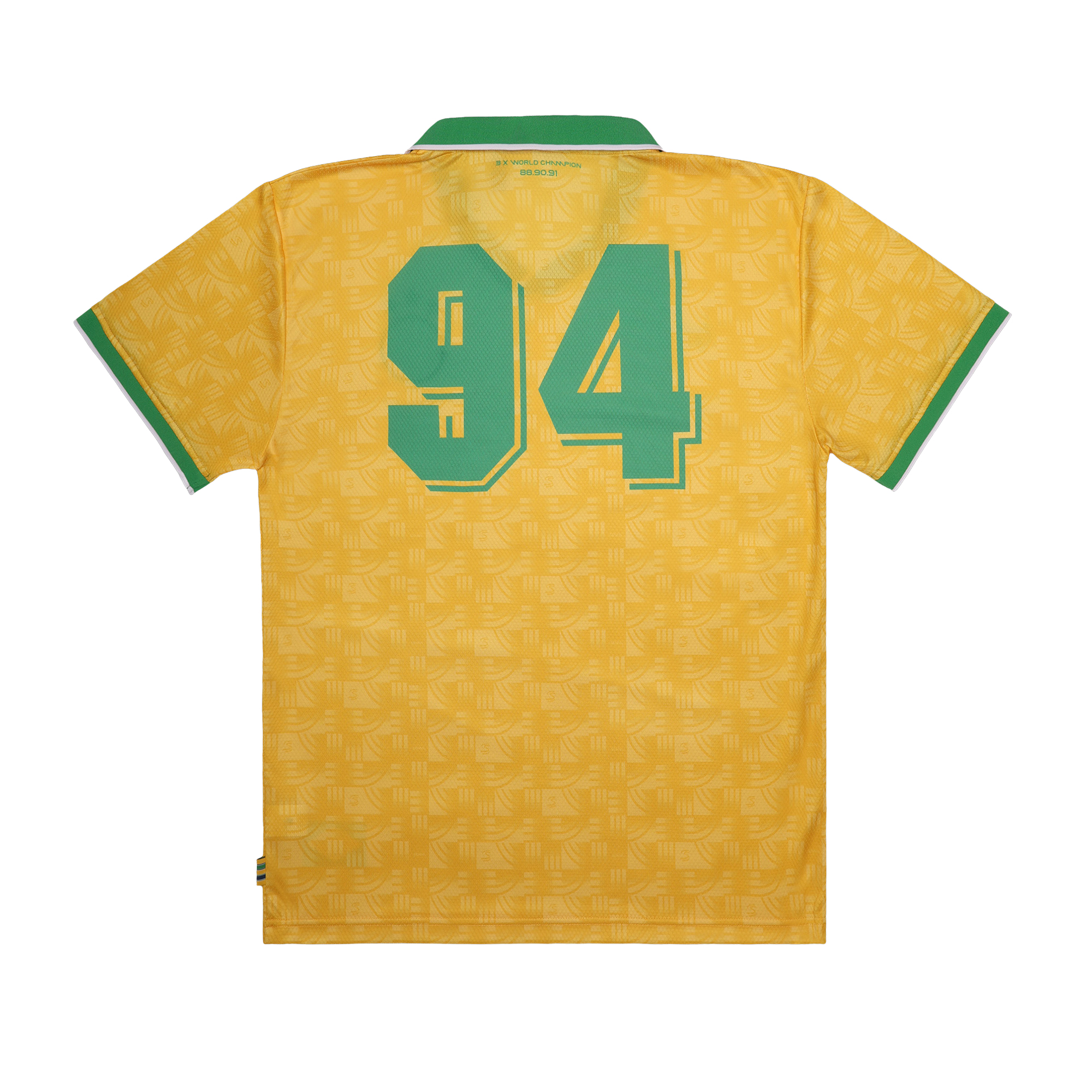 Ayrton Senna 94 Relaxed Fit Football Jersey - Yellow, , rebel_hi-res