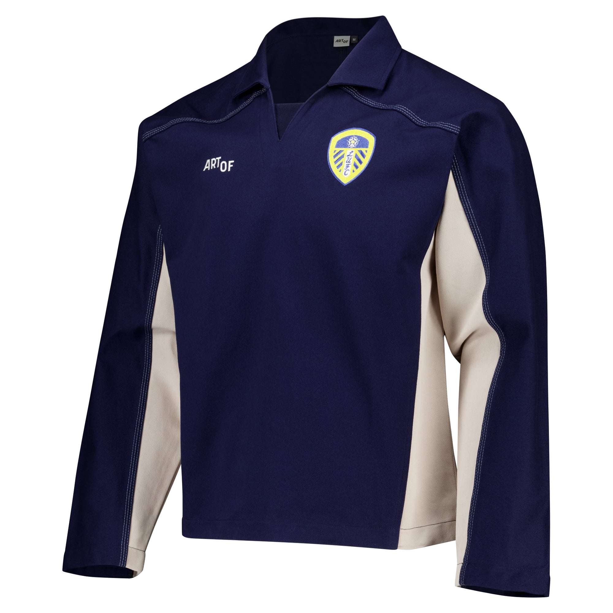 Leeds United x Art of Drill Top - Navy - Unisex, , rebel_hi-res