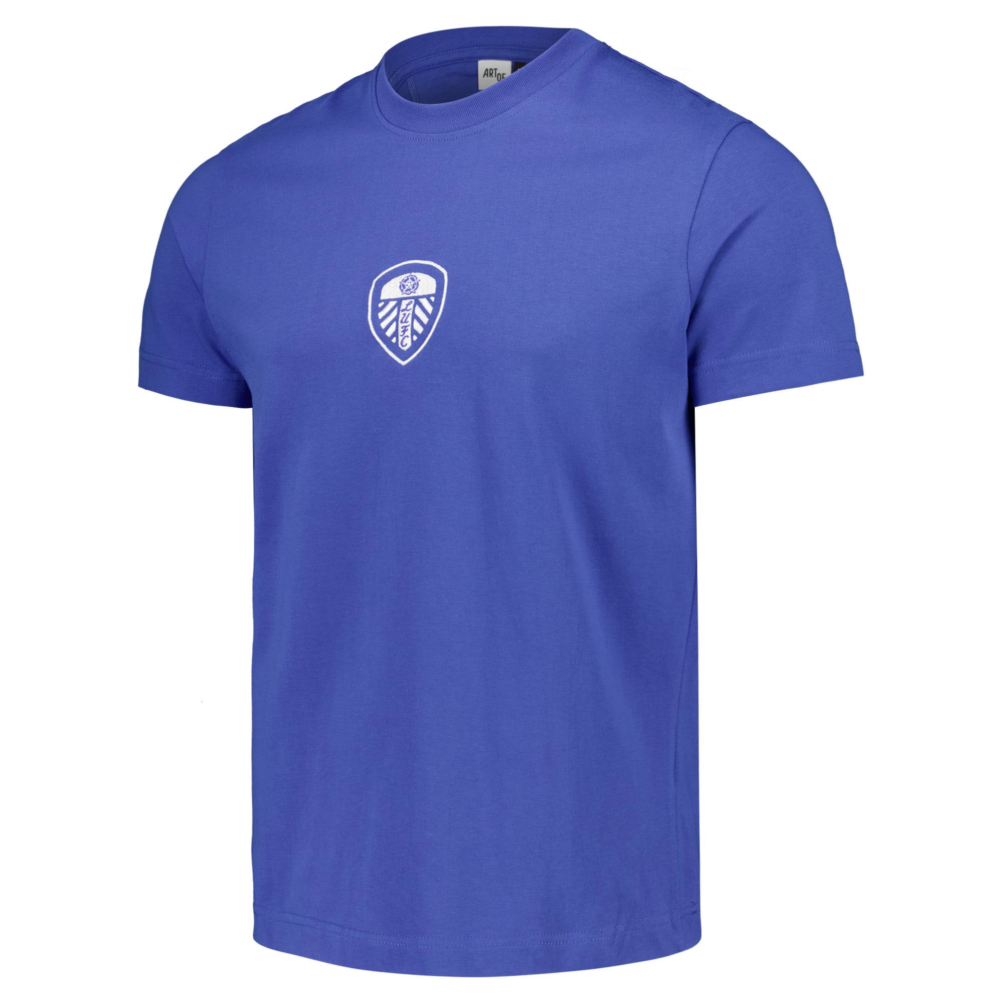 Leeds United x Art of Embroidered T-Shirt - Blue - Unisex, , rebel_hi-res