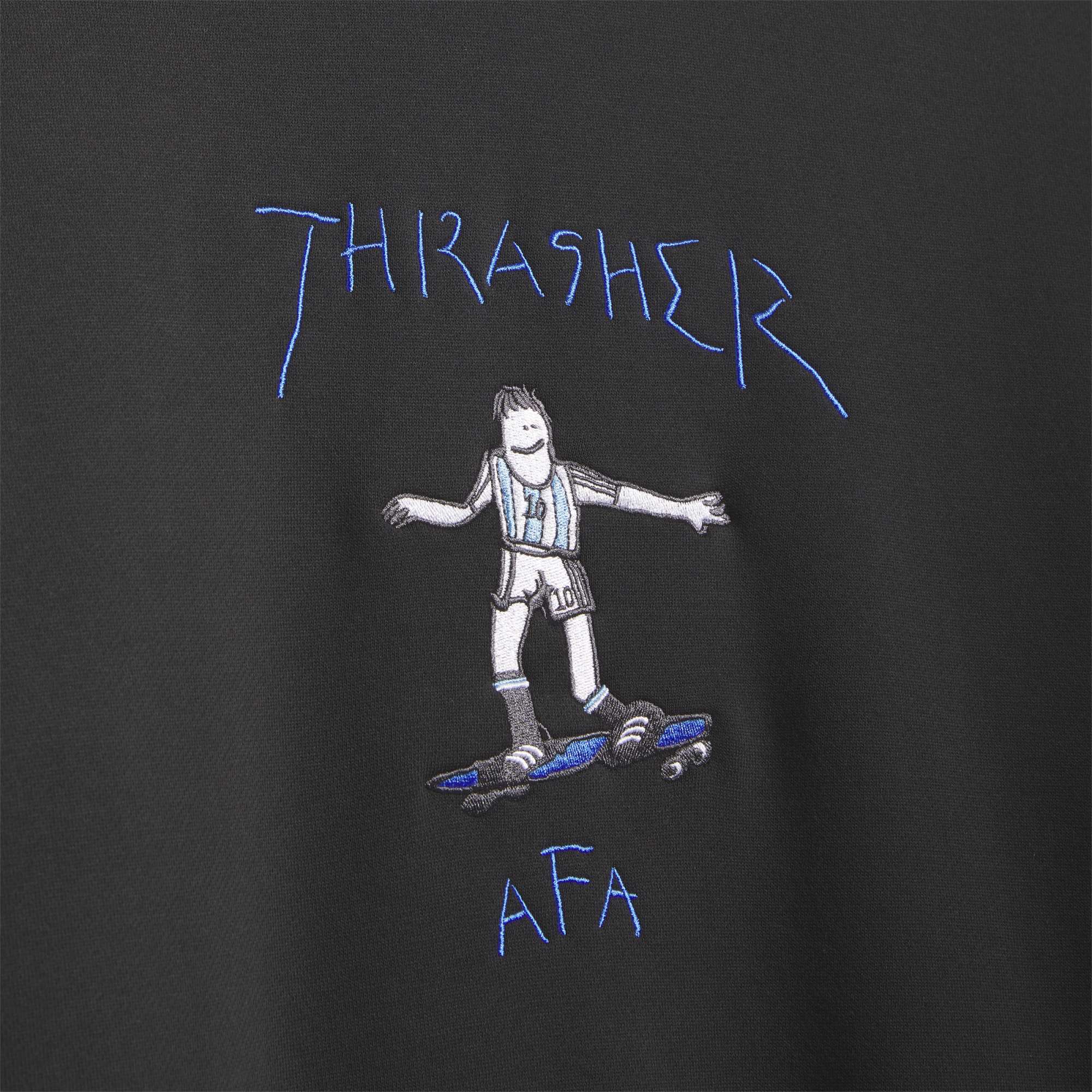 Argentina adidas x Thrasher Sweatshirt - Black, , rebel_hi-res