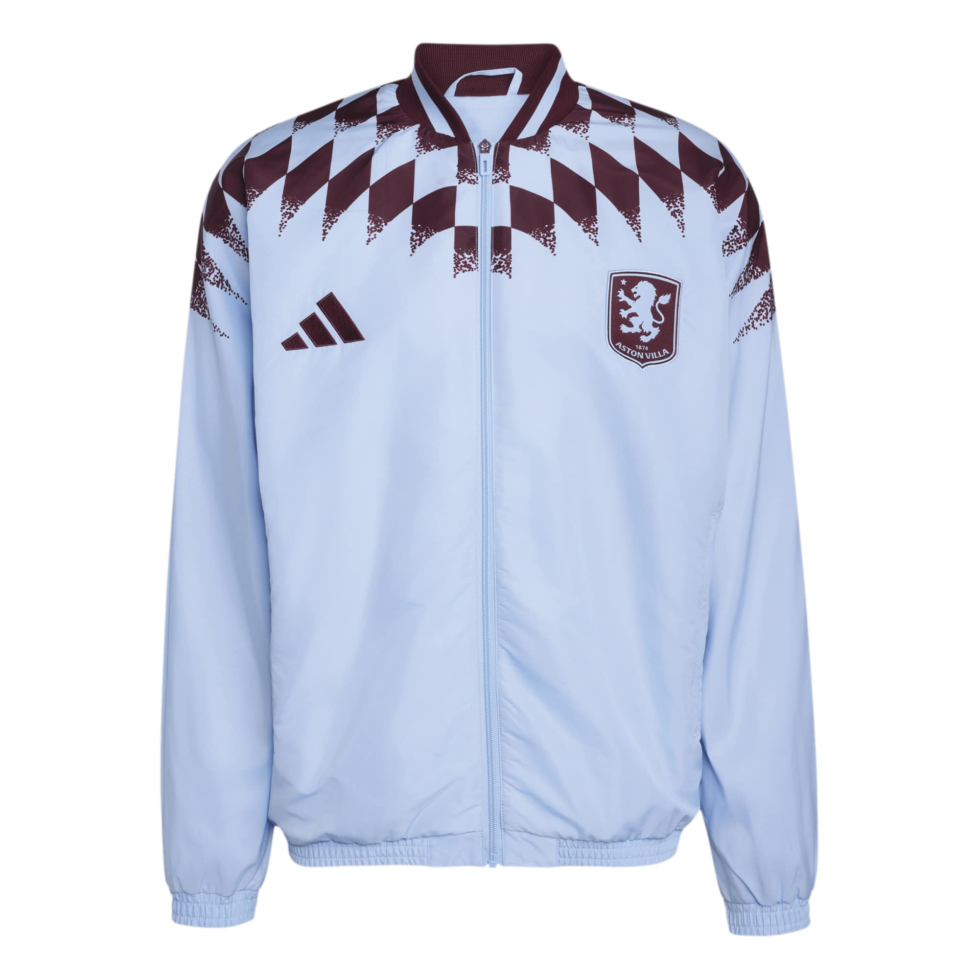 Aston Villa adidas Anthem Jacket - Sky, , rebel_hi-res