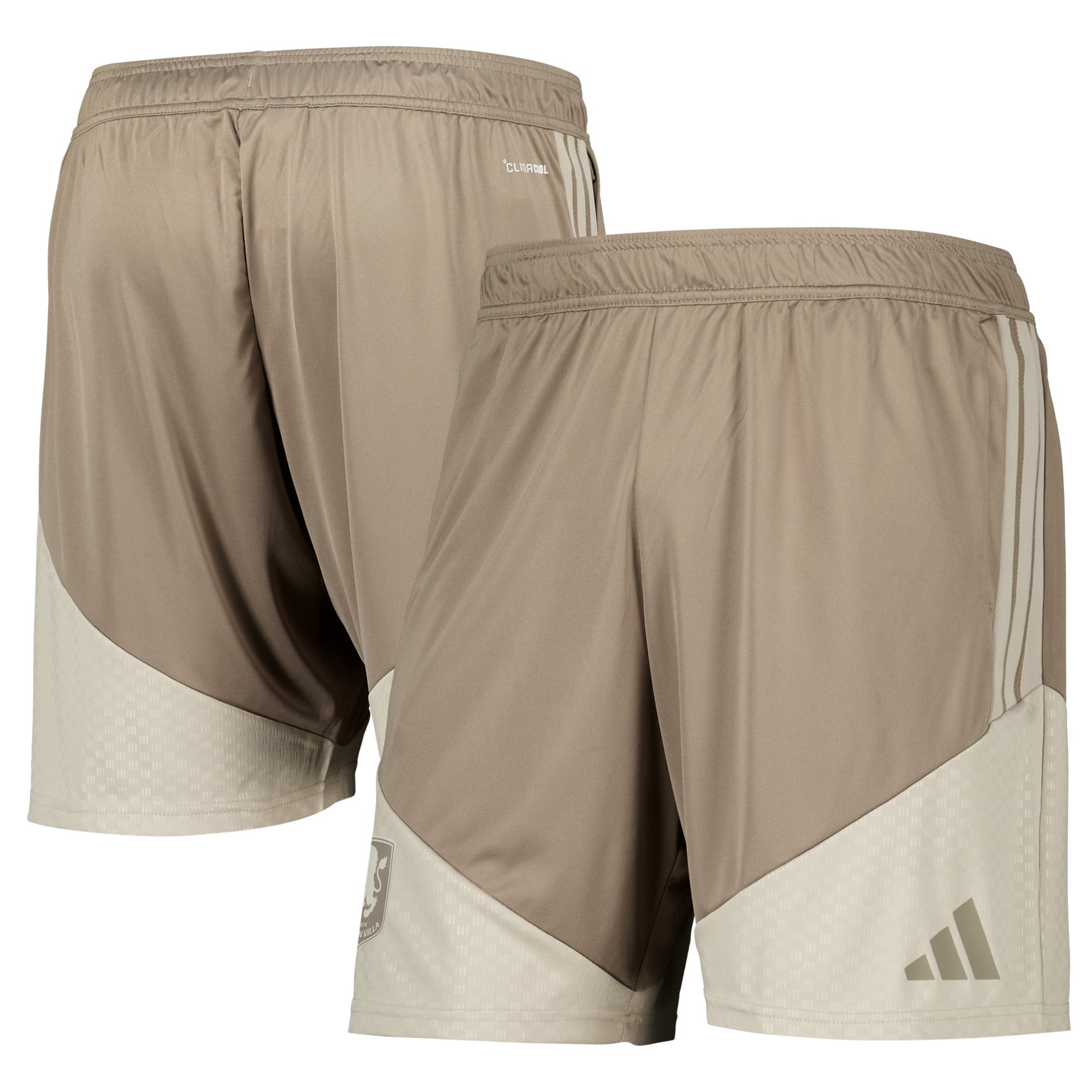 Aston Villa adidas Training Shorts - Light Brown, , rebel_hi-res