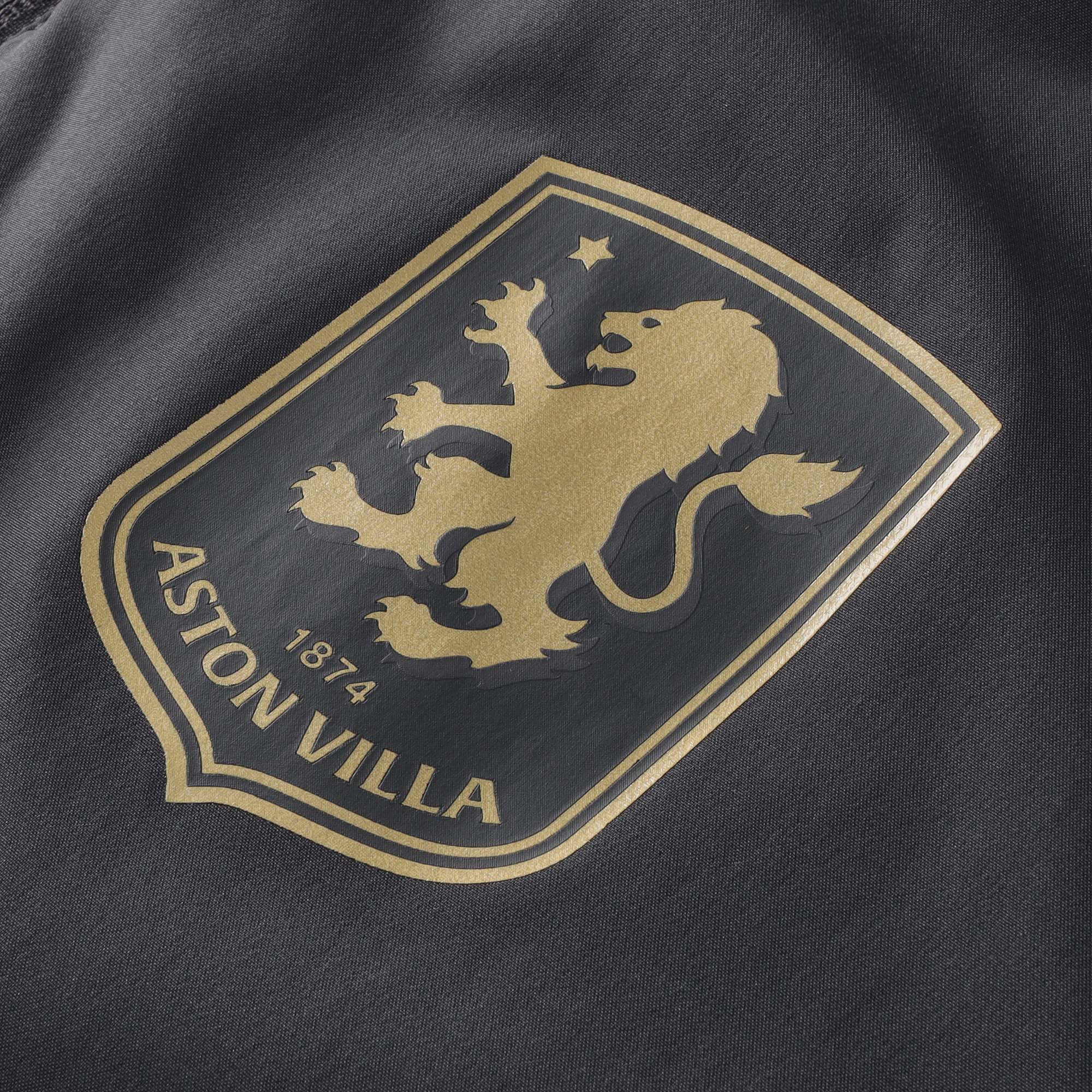 Aston Villa adidas Training Stadium Parka Jacket - Charcoal, , rebel_hi-res