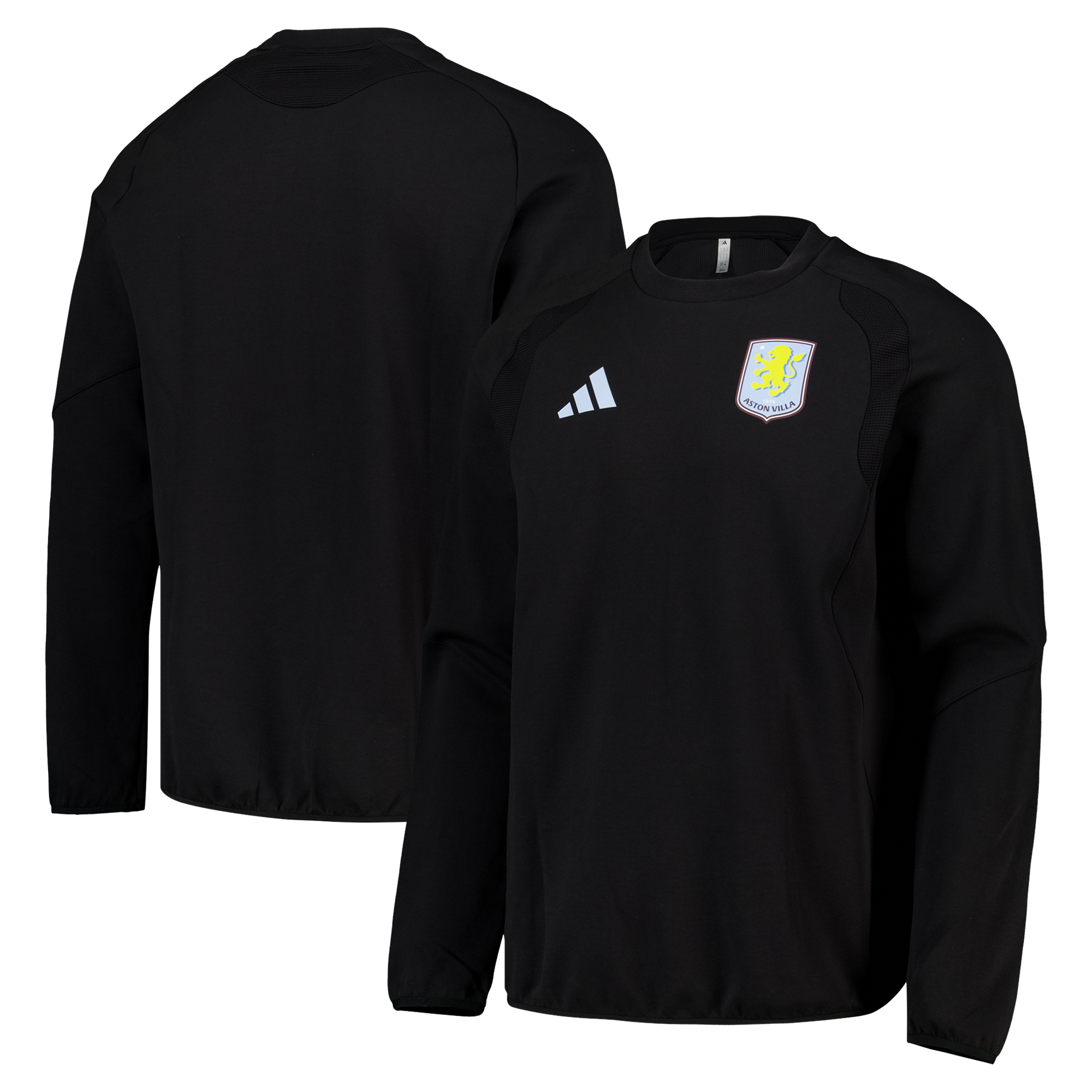 Aston Villa adidas Tiro Travel Sweater - Black, , rebel_hi-res