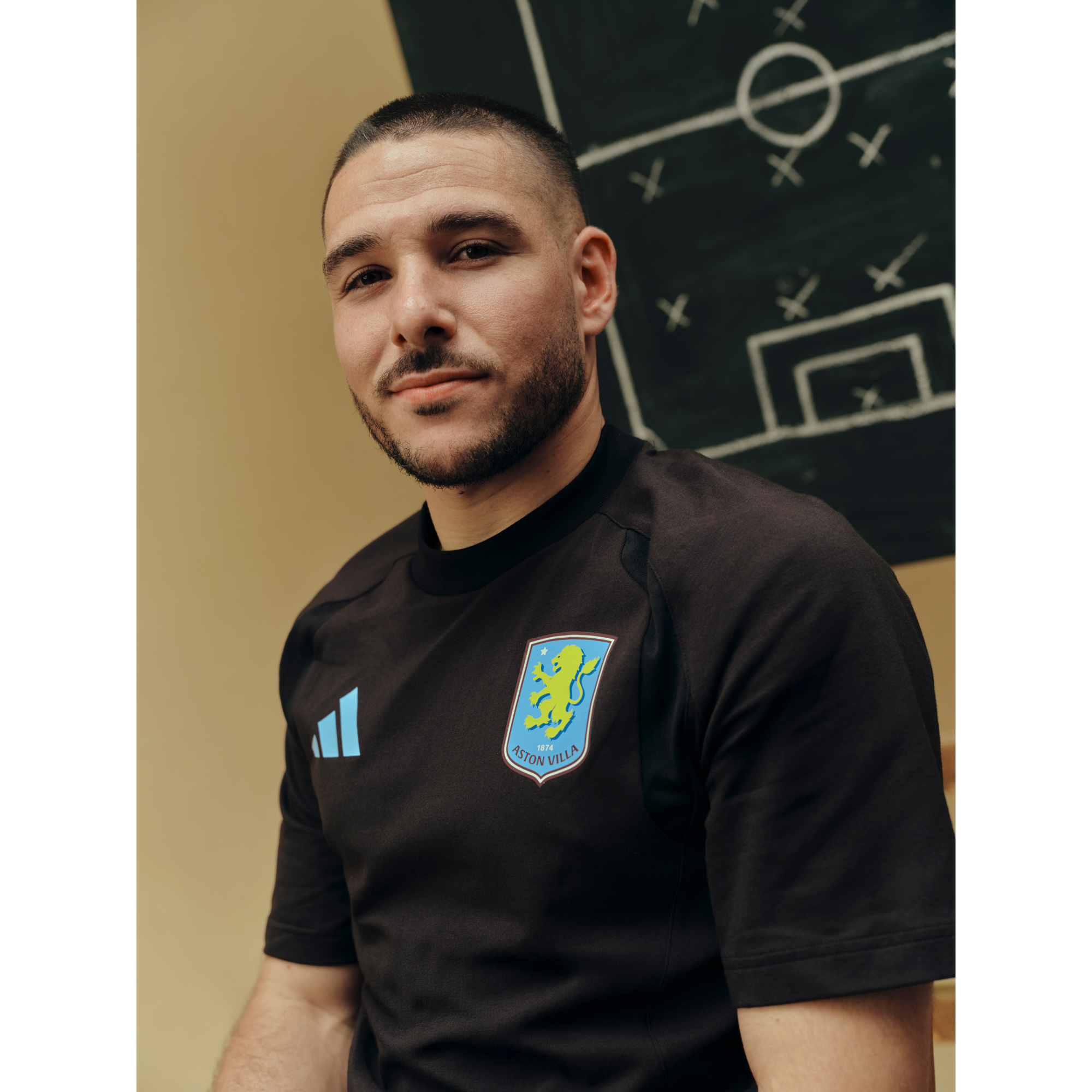 Aston Villa adidas Tiro Travel T-Shirt - Black, , rebel_hi-res
