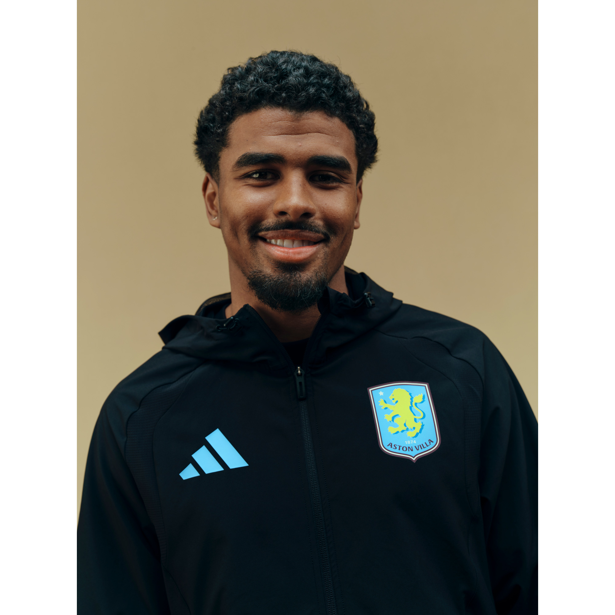 Aston Villa adidas Tiro Travel Windbreaker - Black, , rebel_hi-res