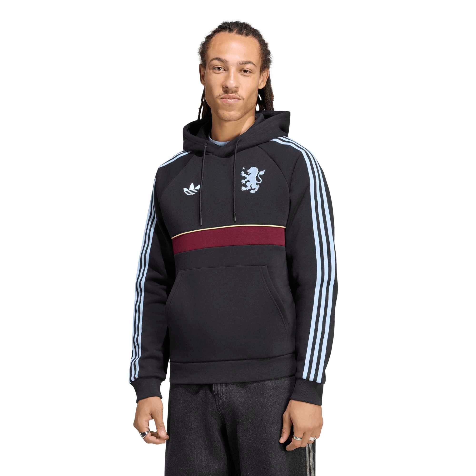 Aston Villa adidas Originals Hoodie - Black, , rebel_hi-res