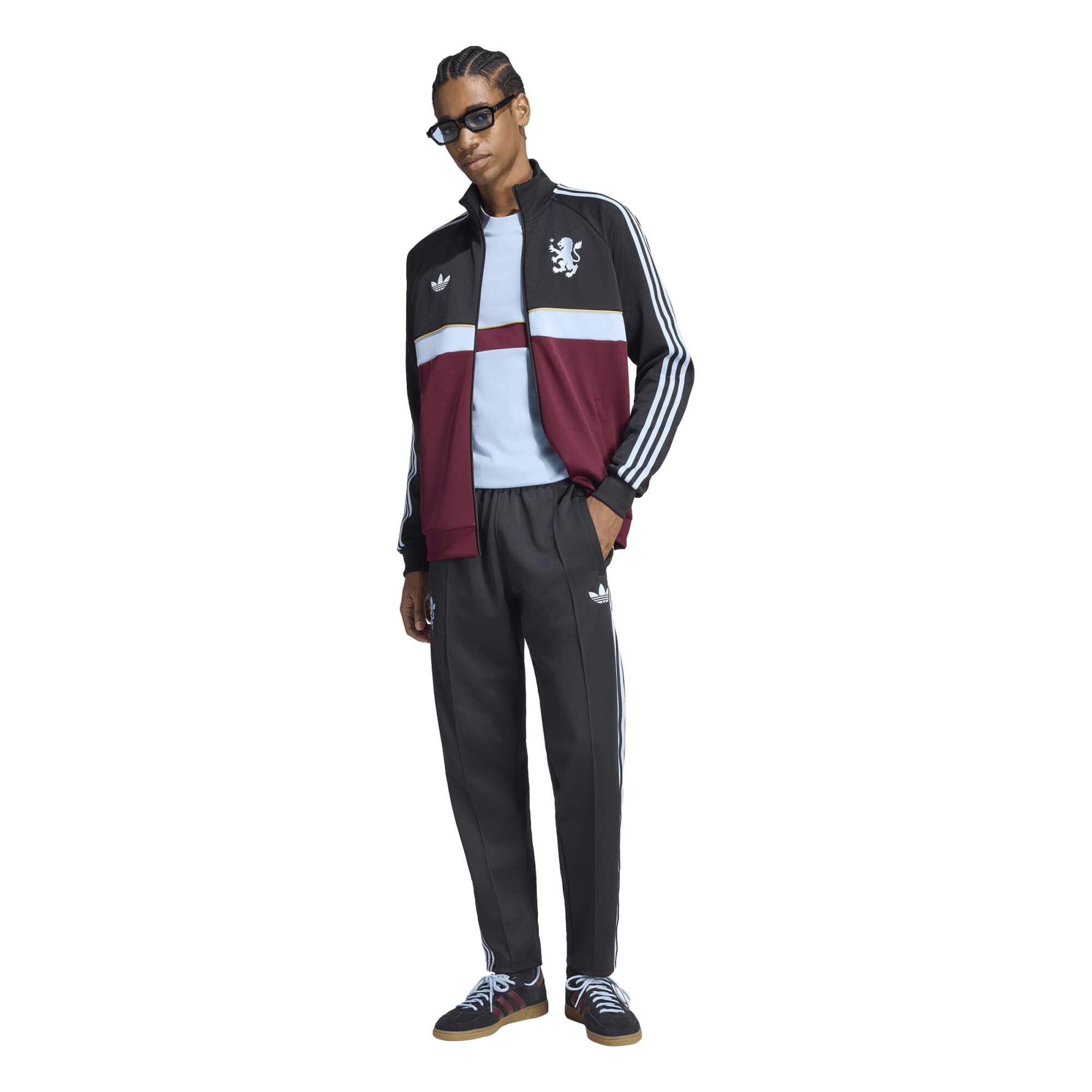 Aston Villa adidas Originals Track Pants - Black, , rebel_hi-res