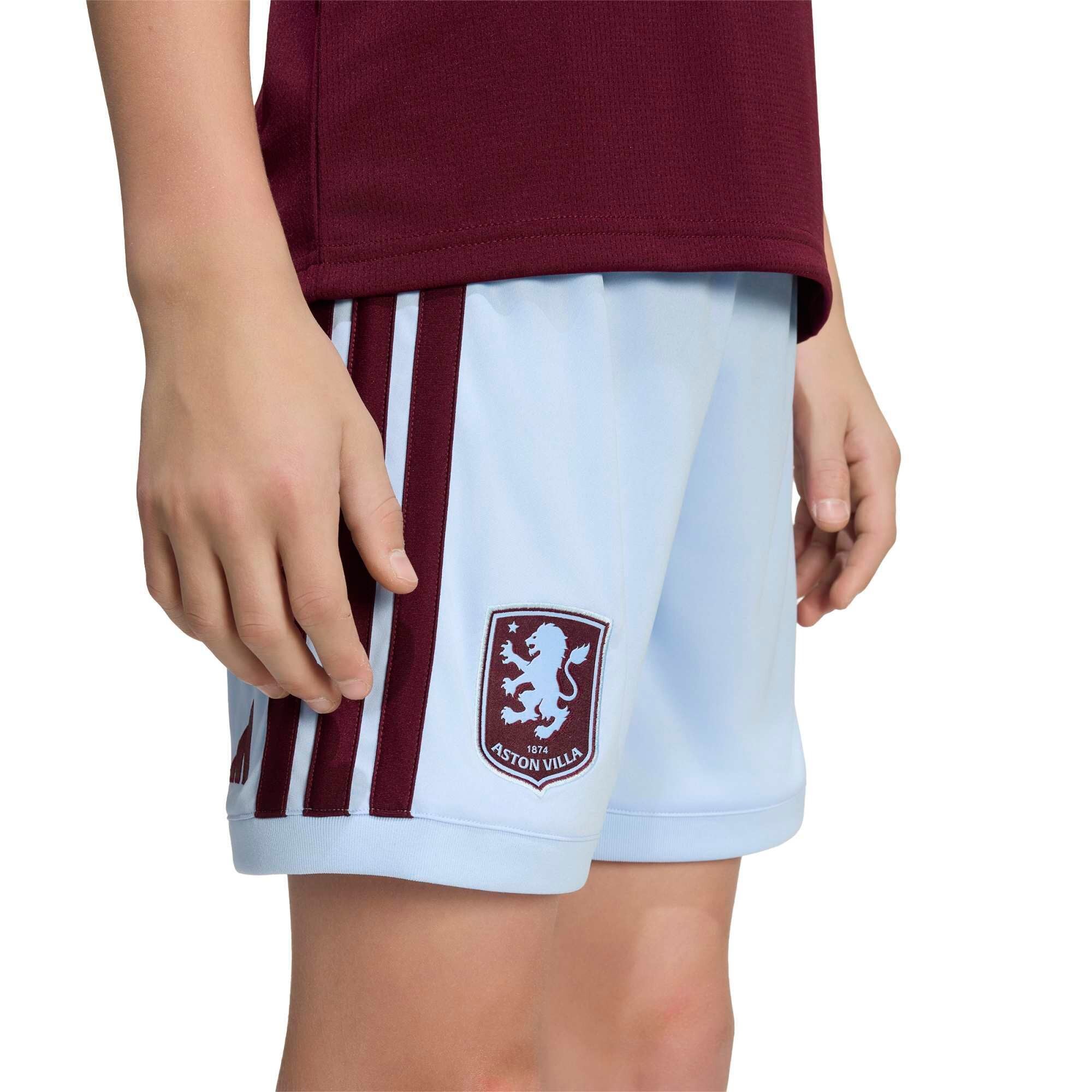 Aston Villa adidas Home Shorts 2026-27 - Kids, , rebel_hi-res