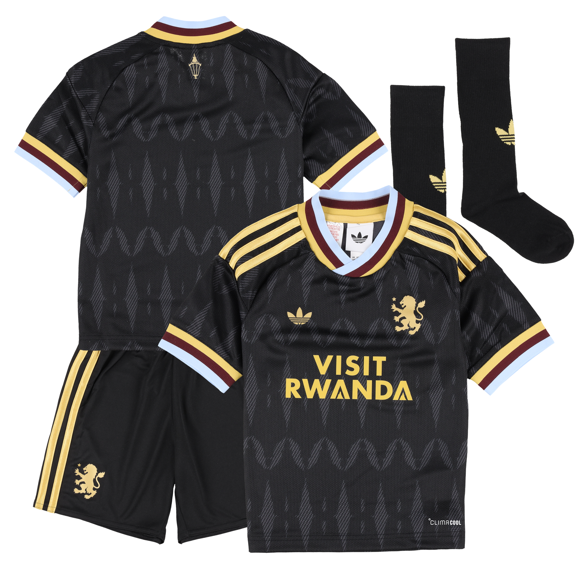 Aston Villa adidas Away Mini Kit 2026-27, , rebel_hi-res