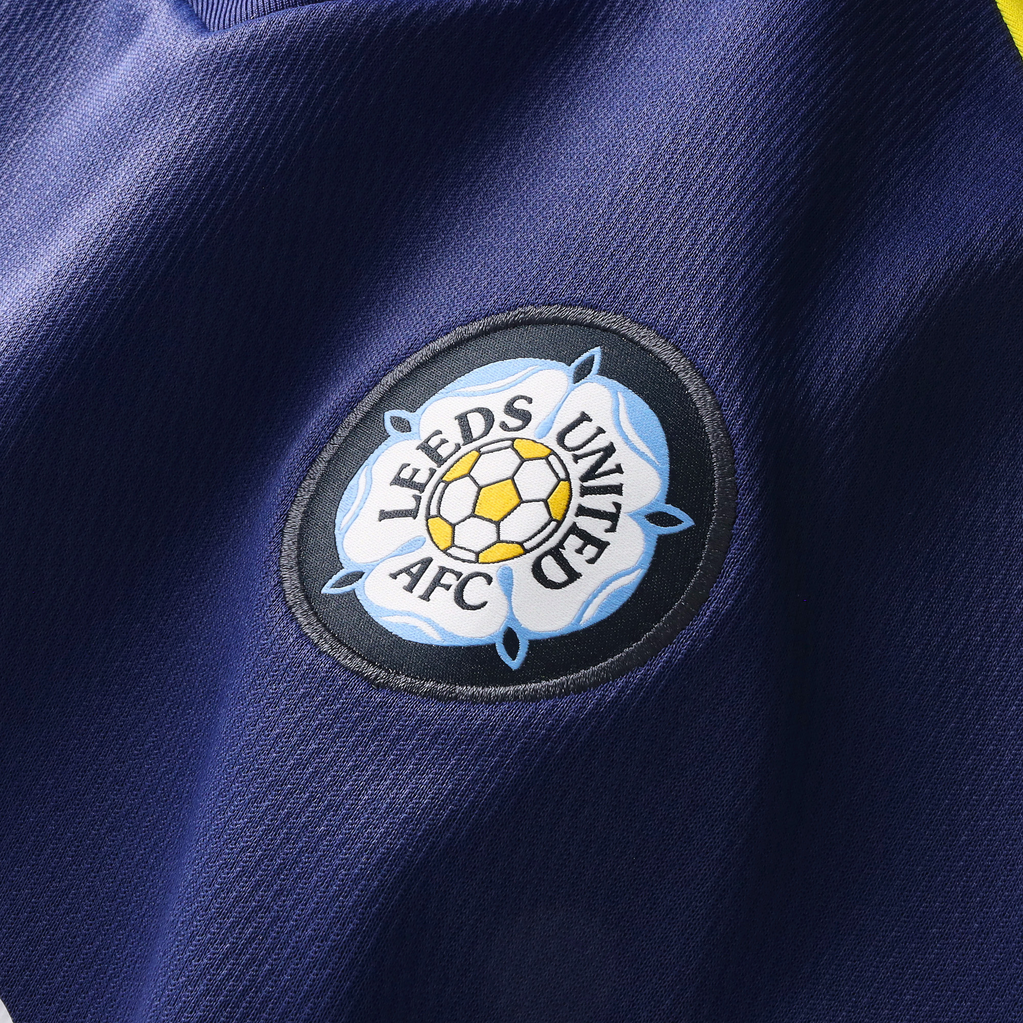Leeds United adidas Pre Match Warm Top - Navy, , rebel_hi-res