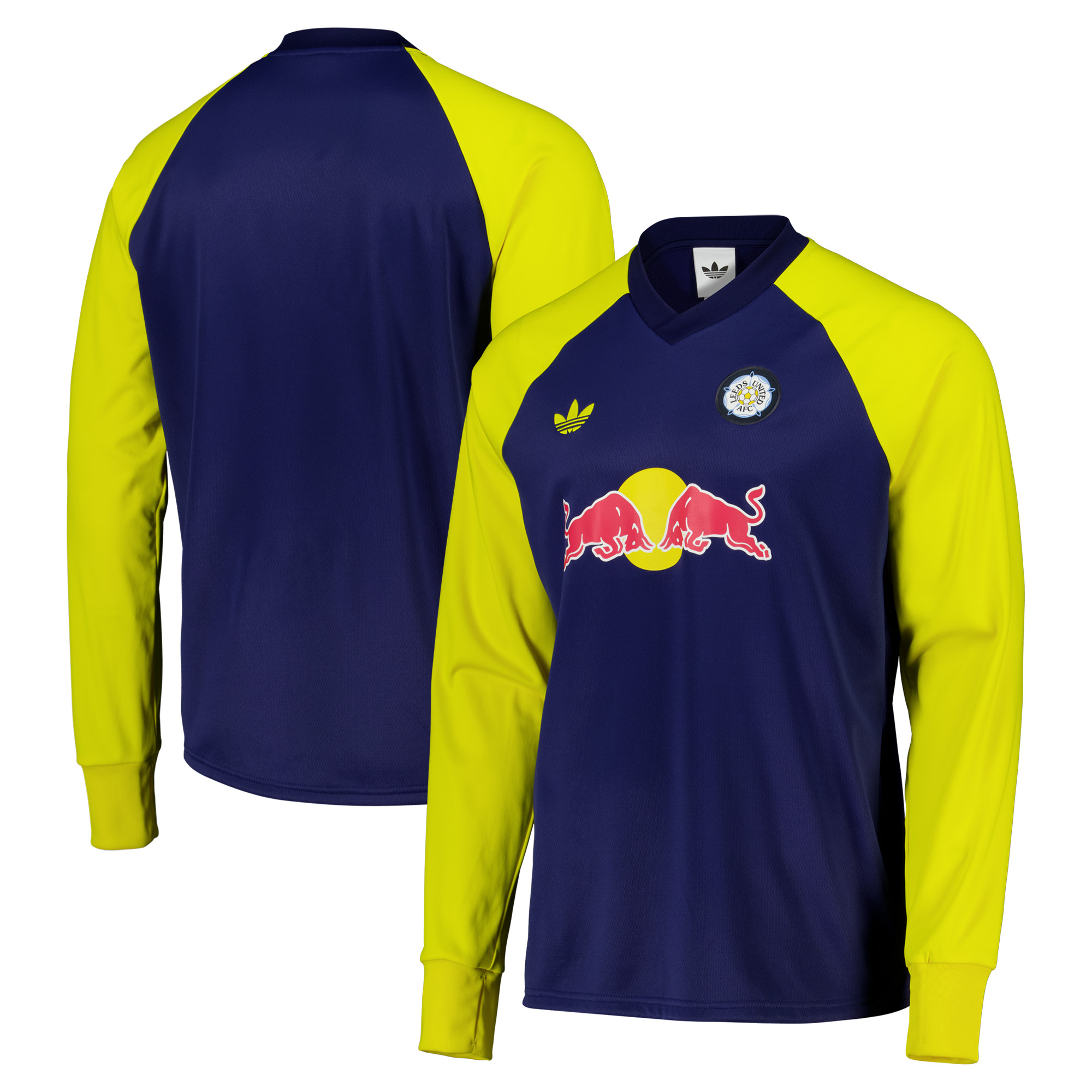 Leeds United adidas Pre Match Warm Top - Navy, , rebel_hi-res