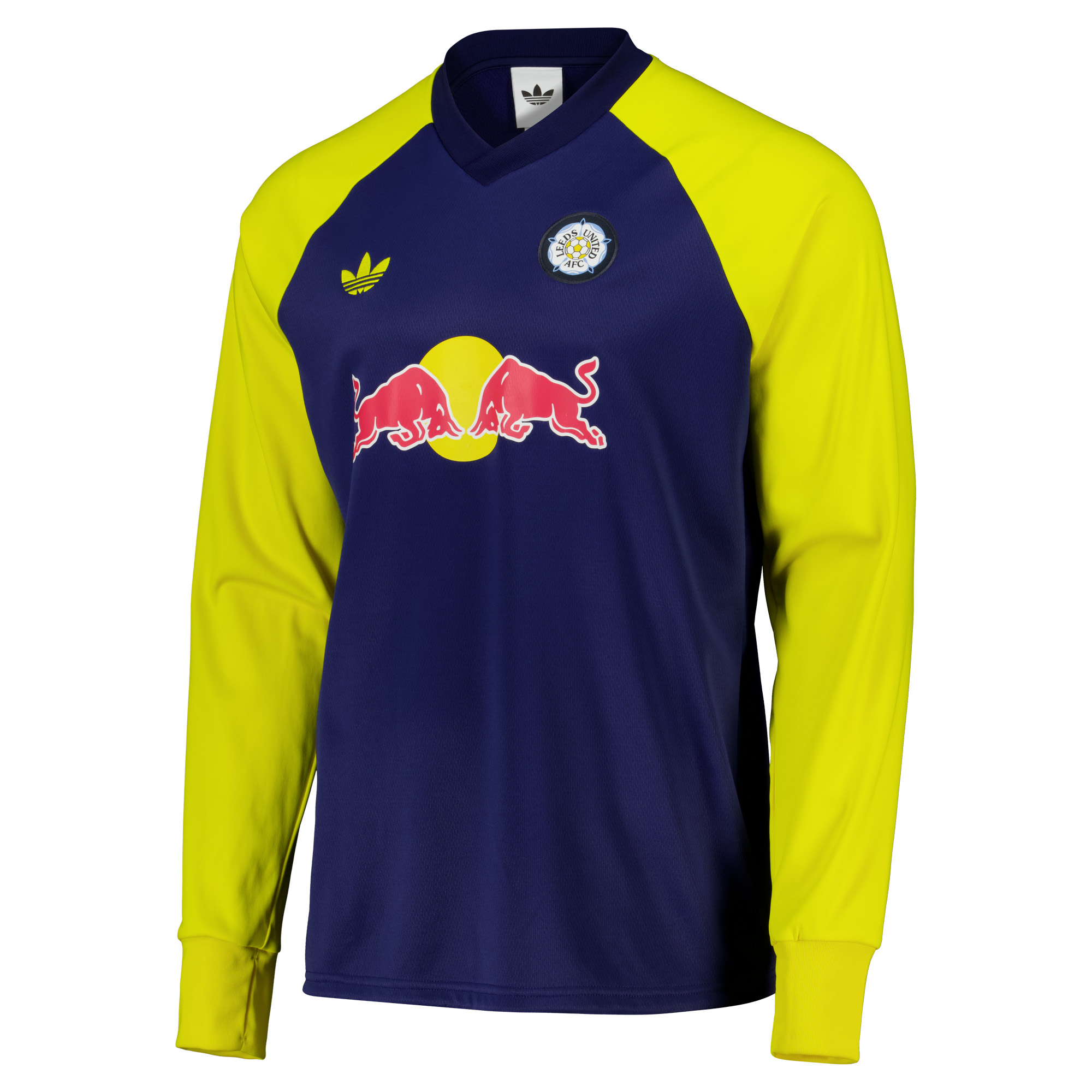 Leeds United adidas Pre Match Warm Top - Navy, , rebel_hi-res