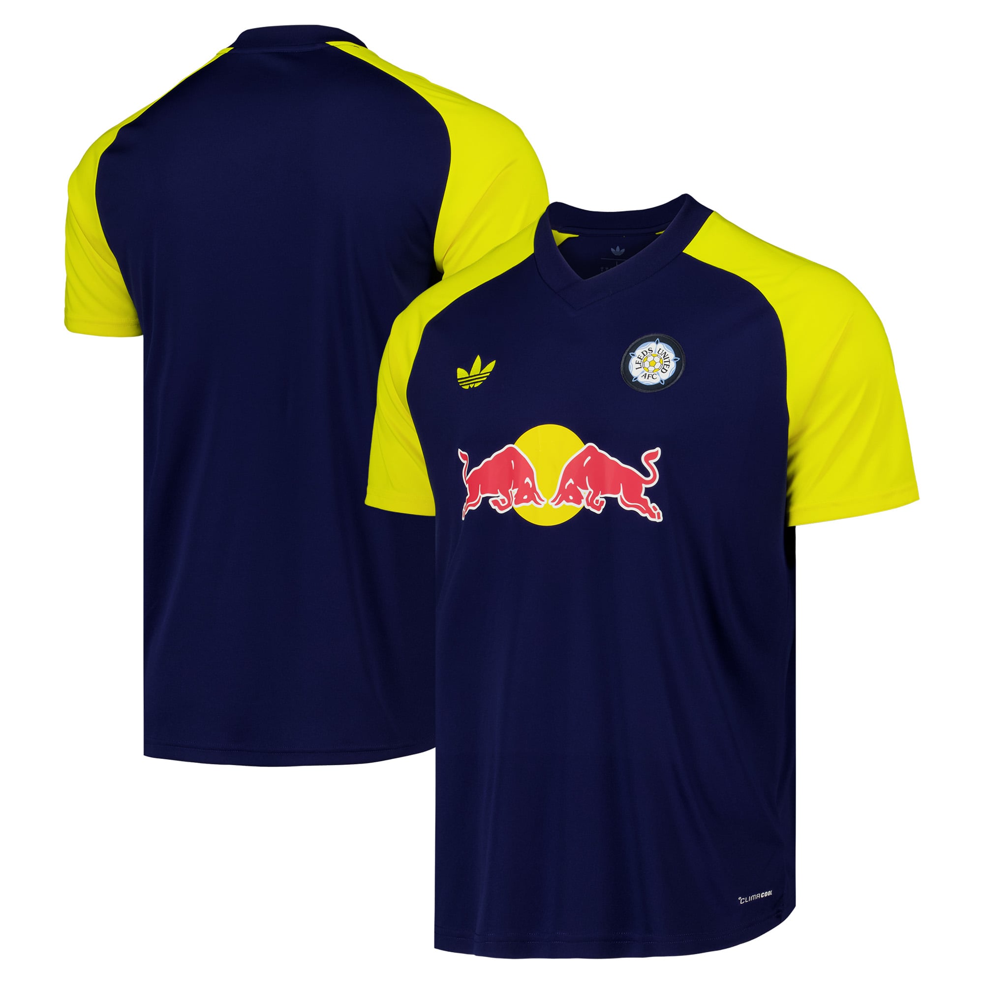 Leeds United adidas Pre Match Jersey - Navy, , rebel_hi-res