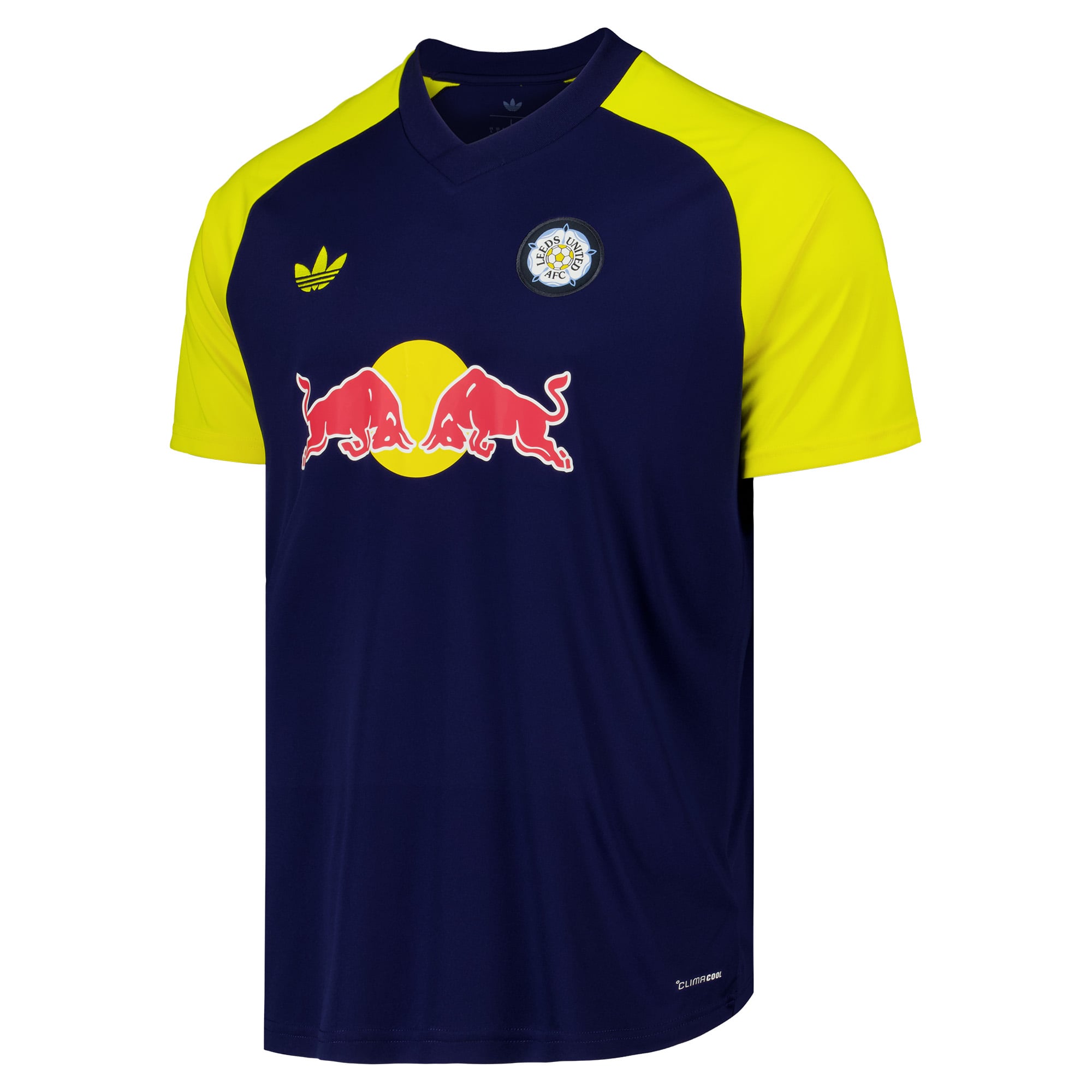 Leeds United adidas Pre Match Jersey - Navy, , rebel_hi-res