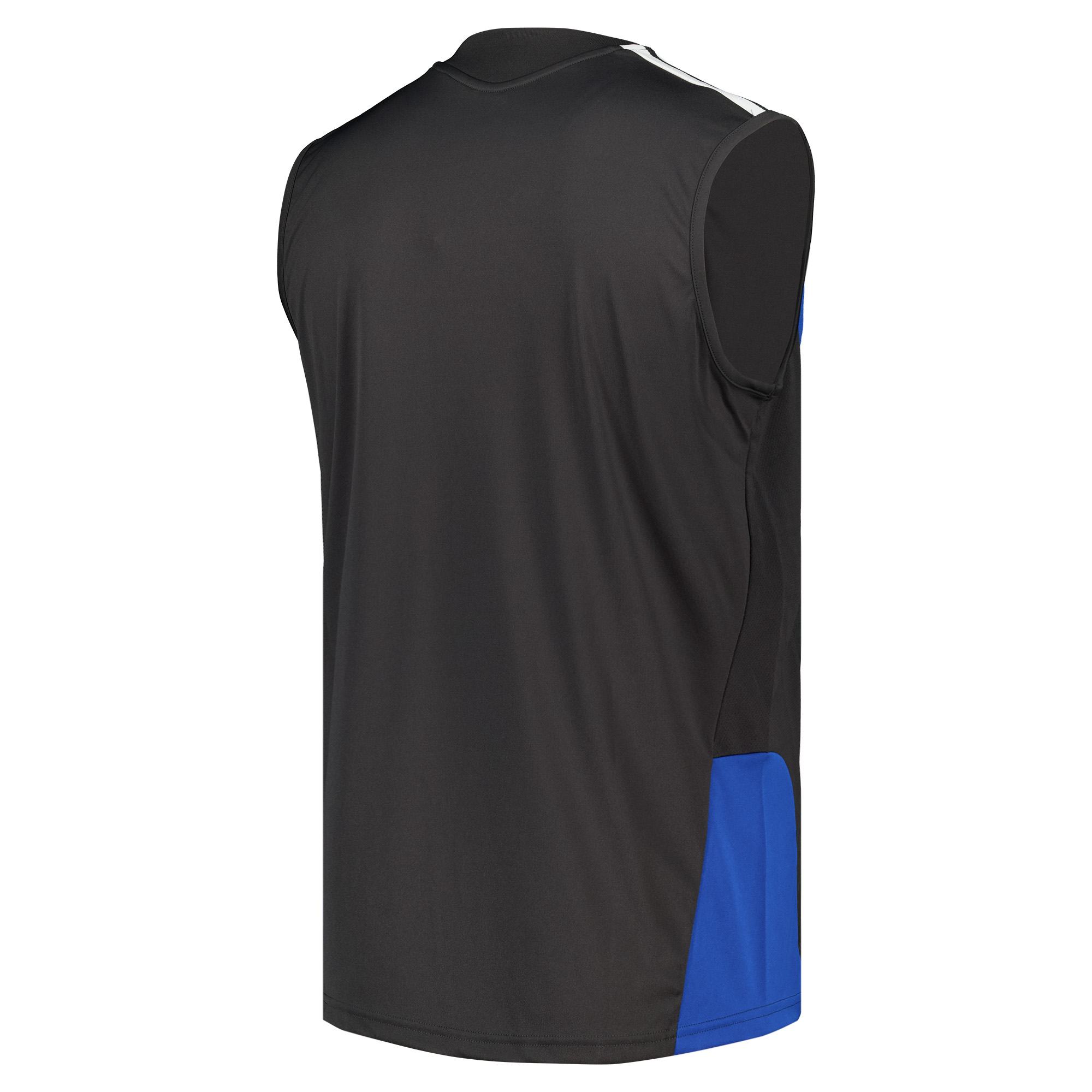 Leeds United adidas Training Sleeveless Jersey - Dark Grey, , rebel_hi-res