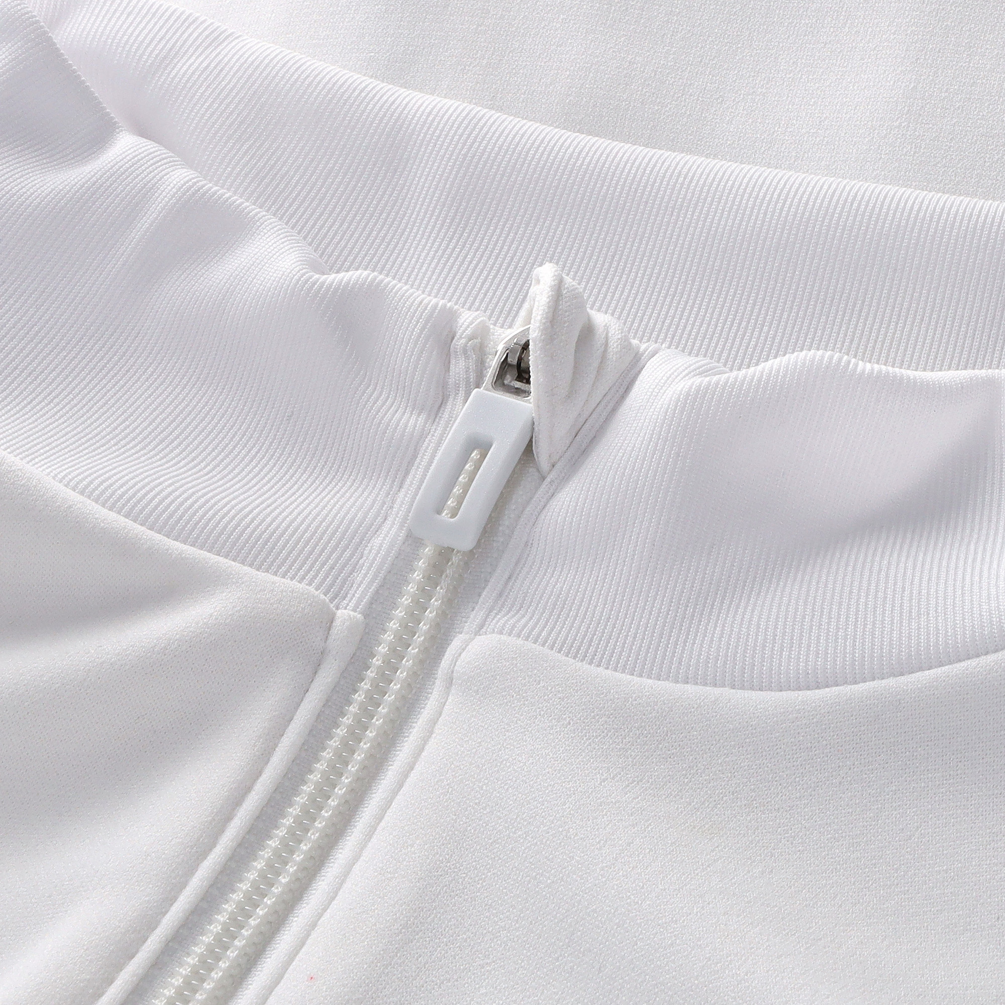 Leeds United adidas Training Track Jacket - White, , rebel_hi-res
