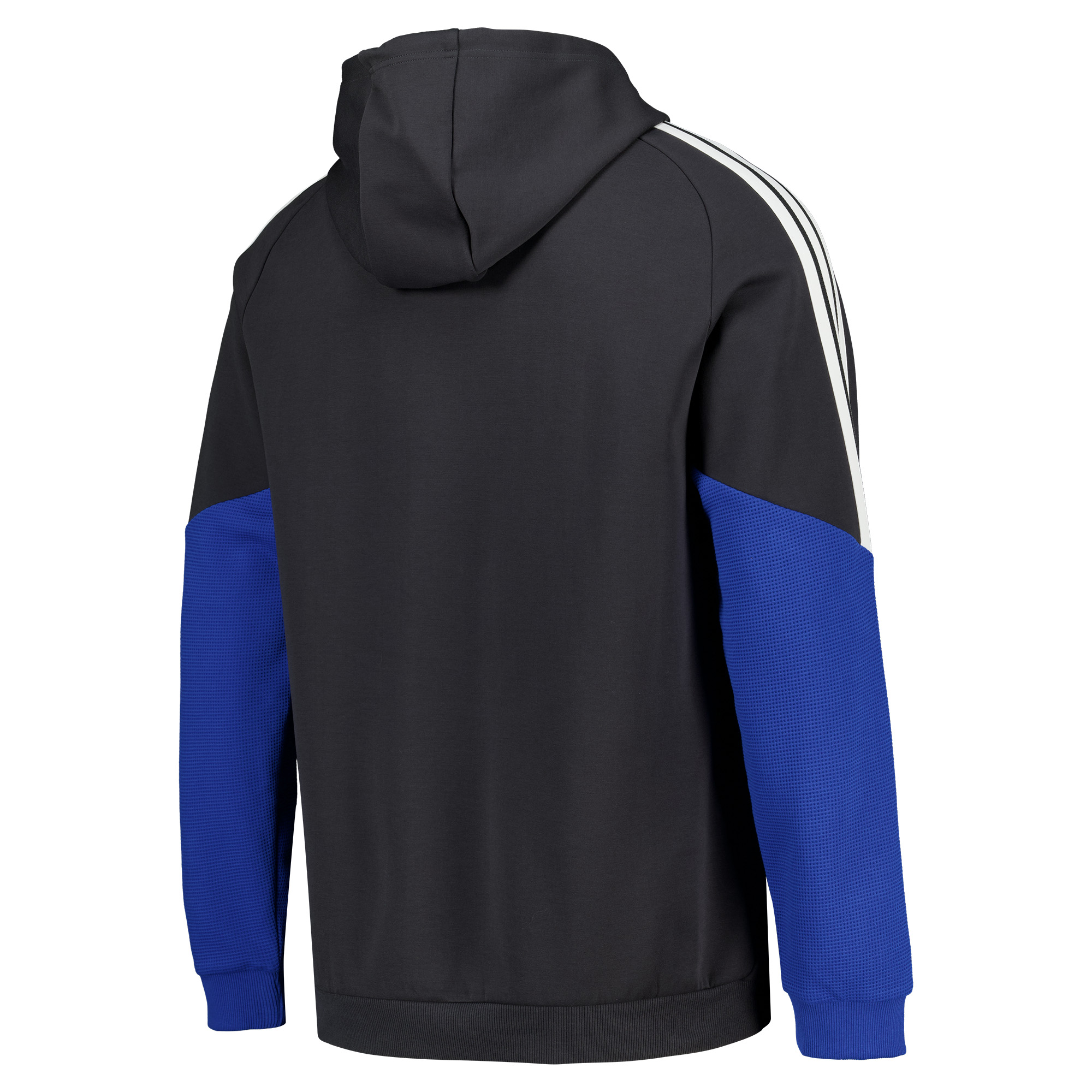 Leeds United adidas Training Hoodie - Dark Grey, , rebel_hi-res