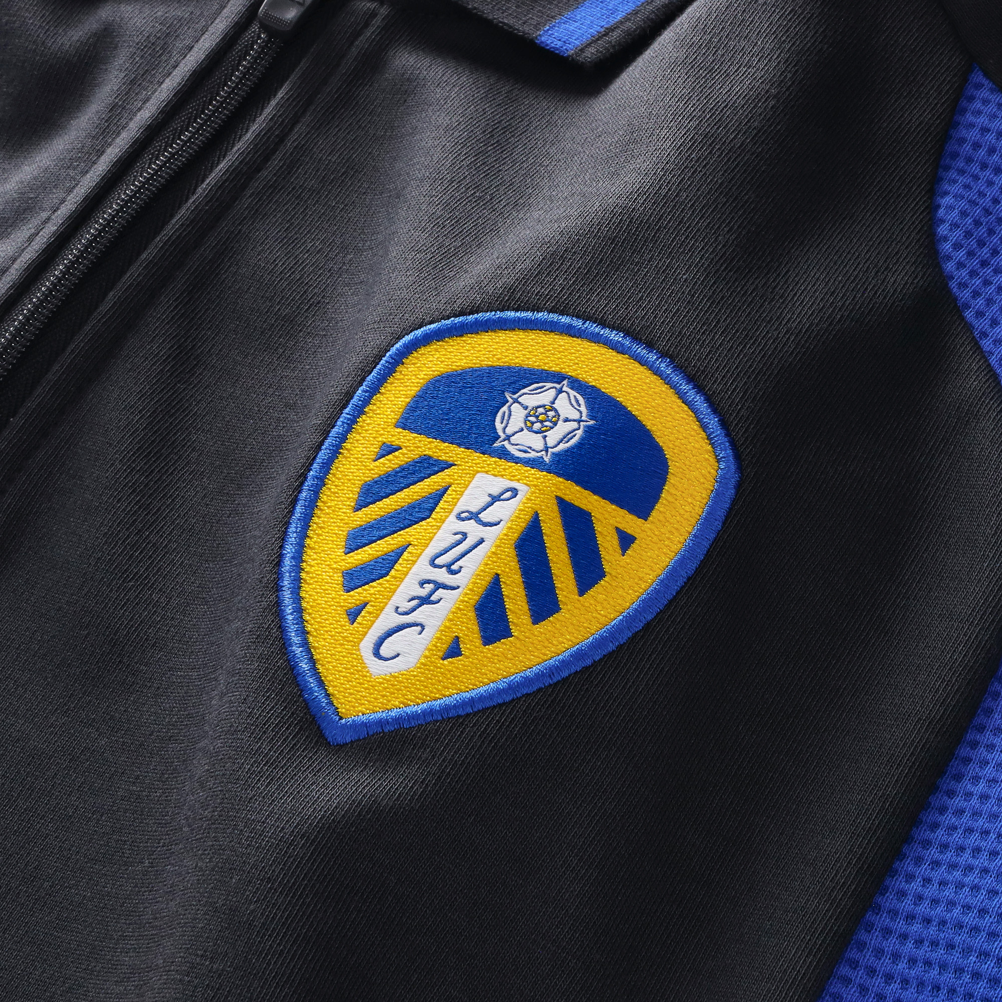 Leeds United adidas Training Polo - Dark Grey, , rebel_hi-res
