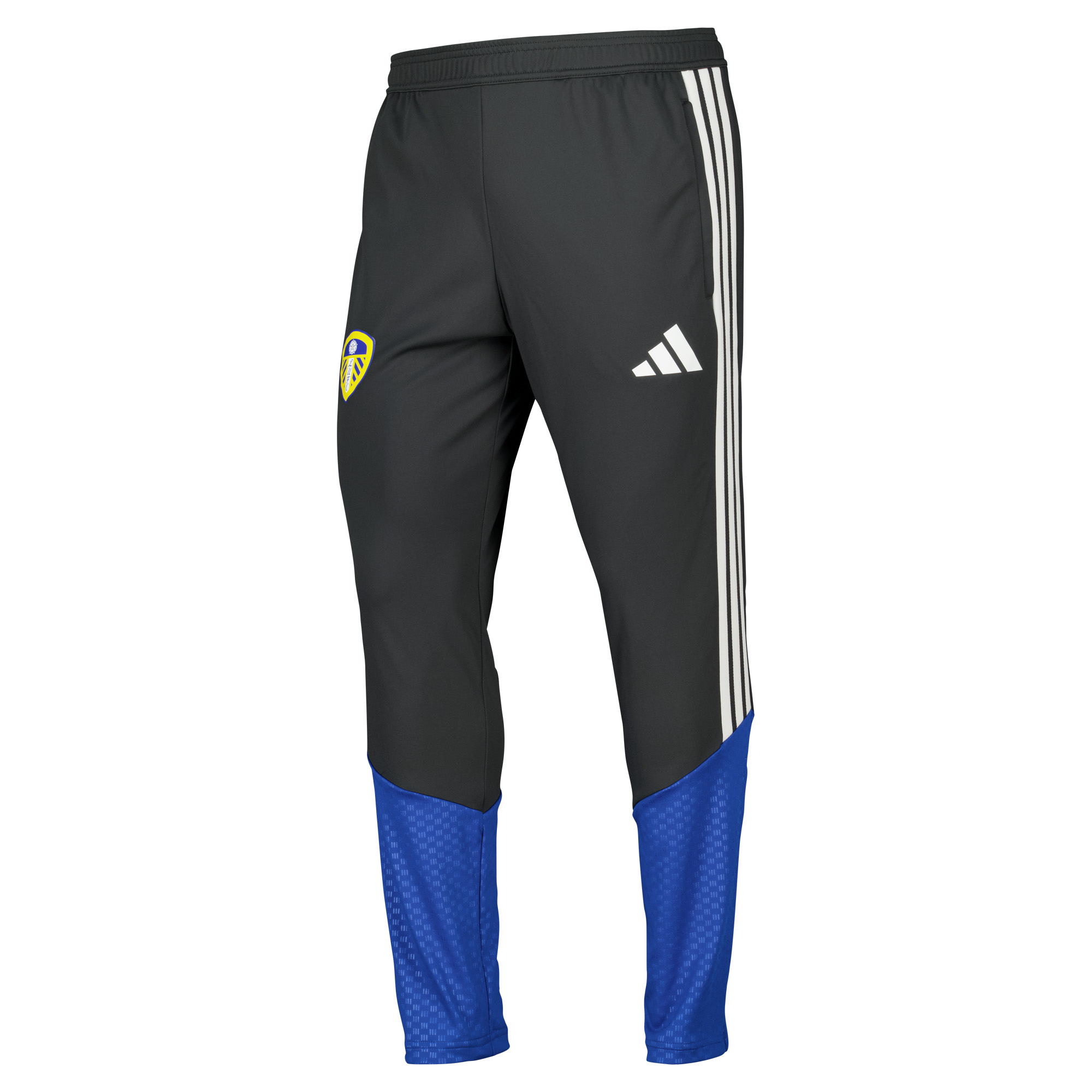 Leeds United adidas Training Pants - Dark Grey, , rebel_hi-res