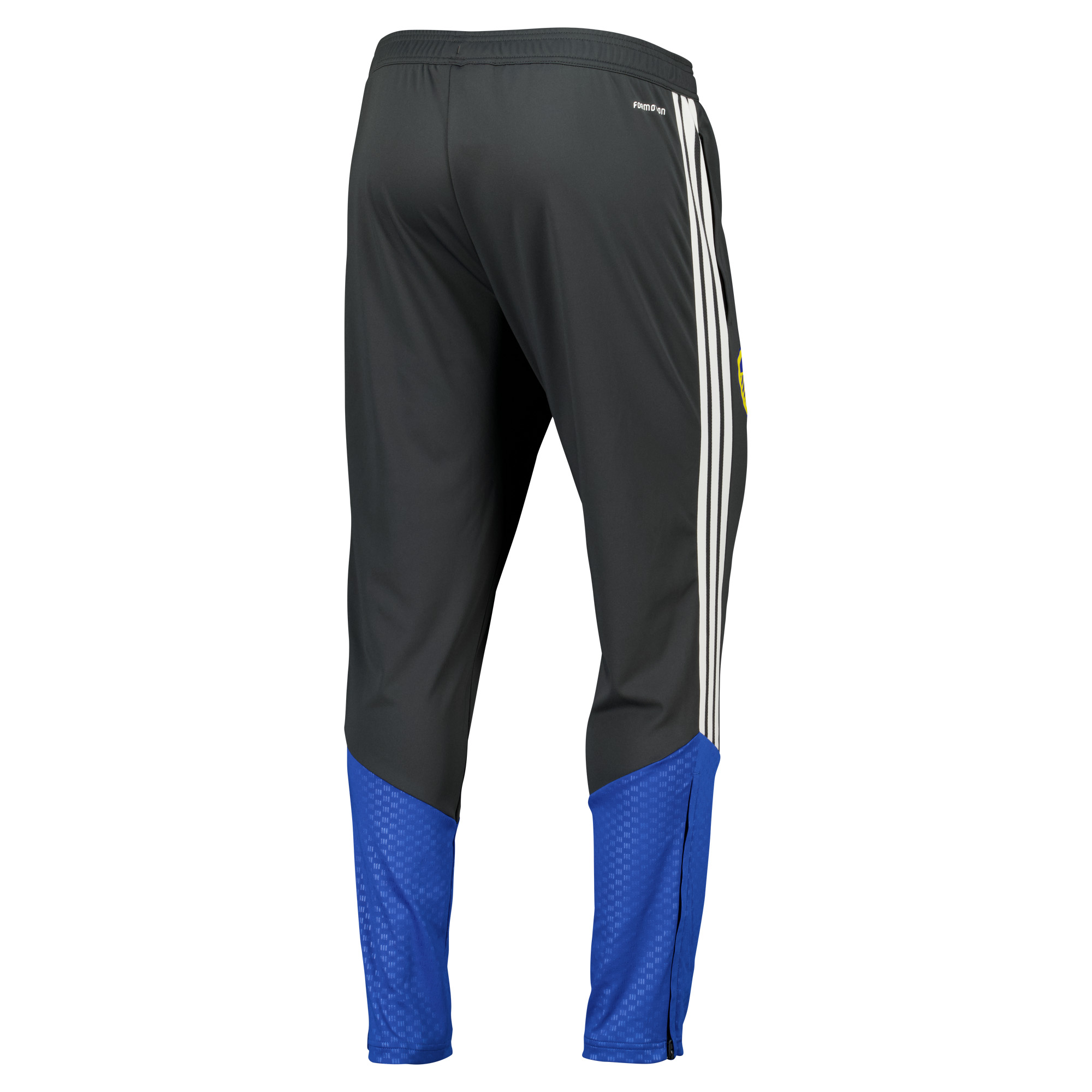 Leeds United adidas Training Pants - Dark Grey, , rebel_hi-res