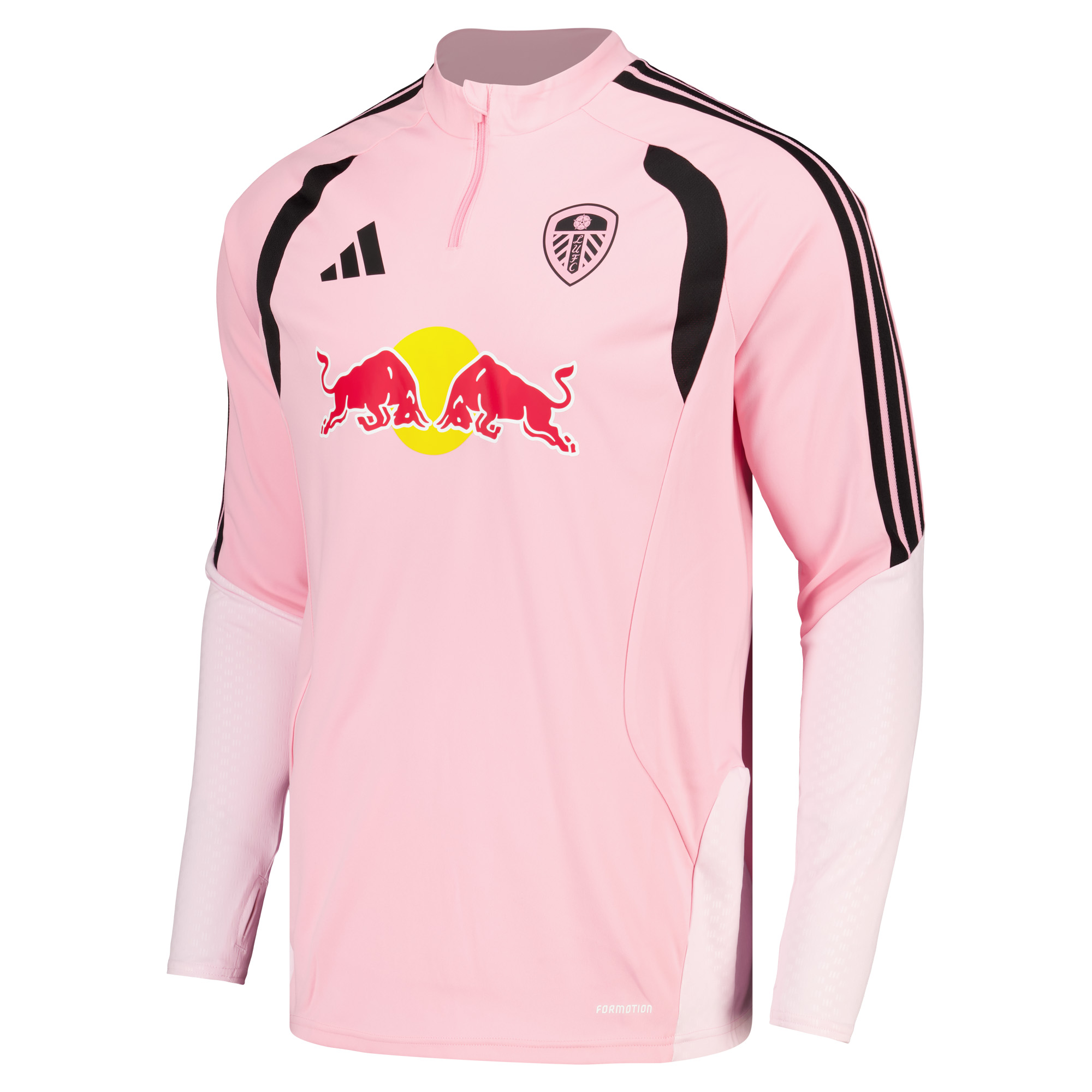 Leeds United adidas Training Top - Pink, , rebel_hi-res