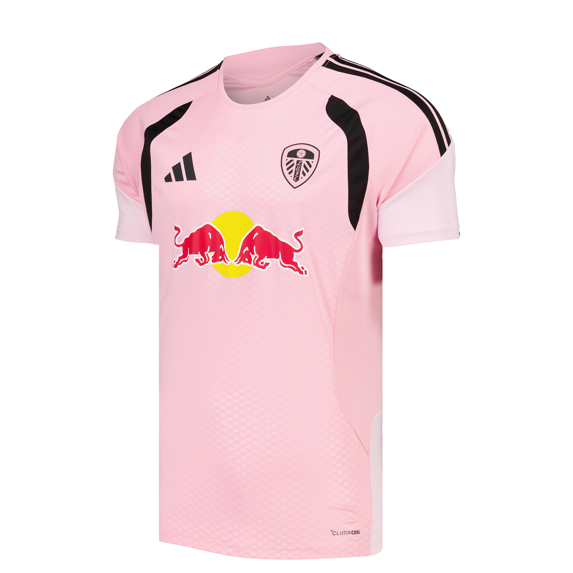 Leeds United adidas Training Jersey - Pink, , rebel_hi-res