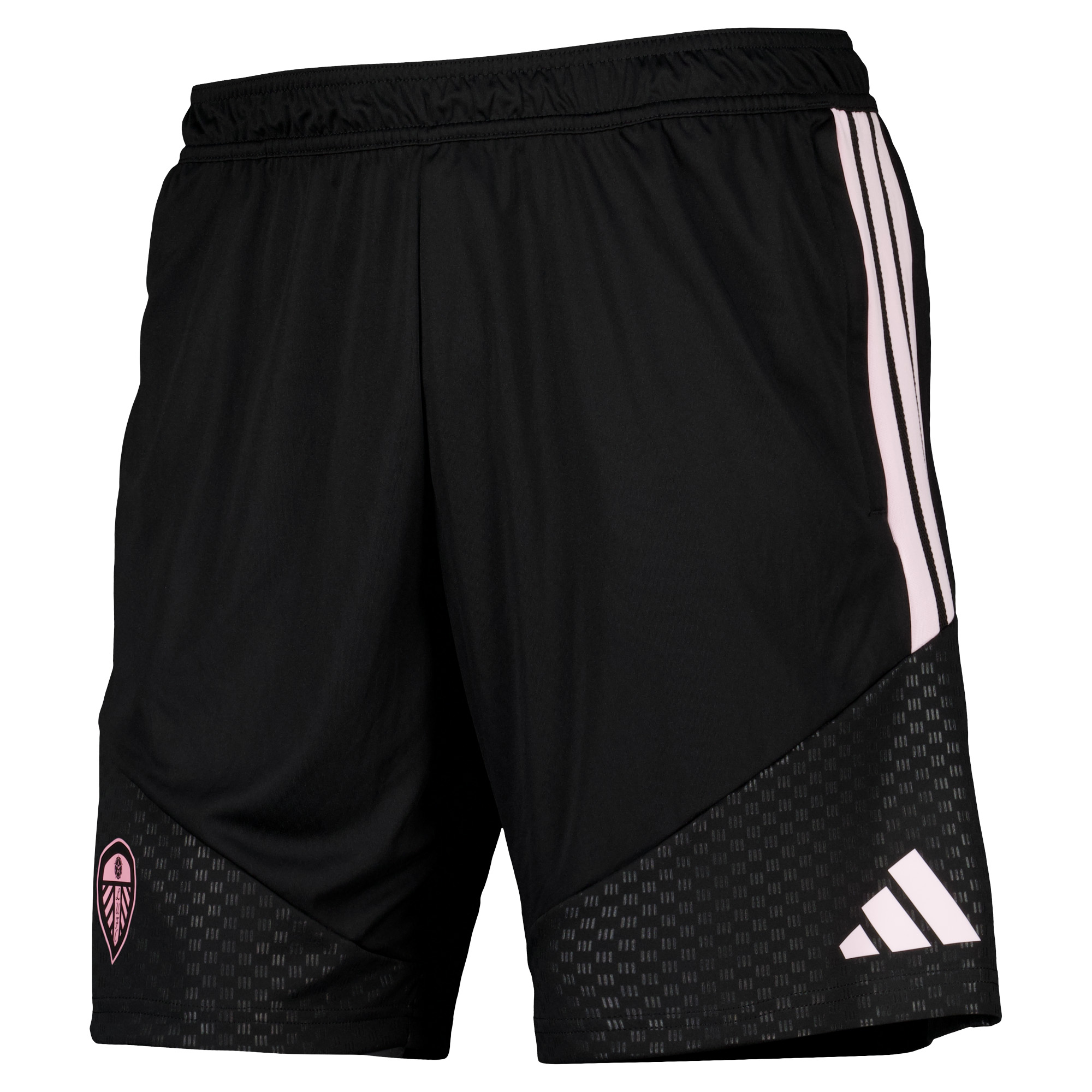Leeds United adidas Training Shorts - Black, , rebel_hi-res