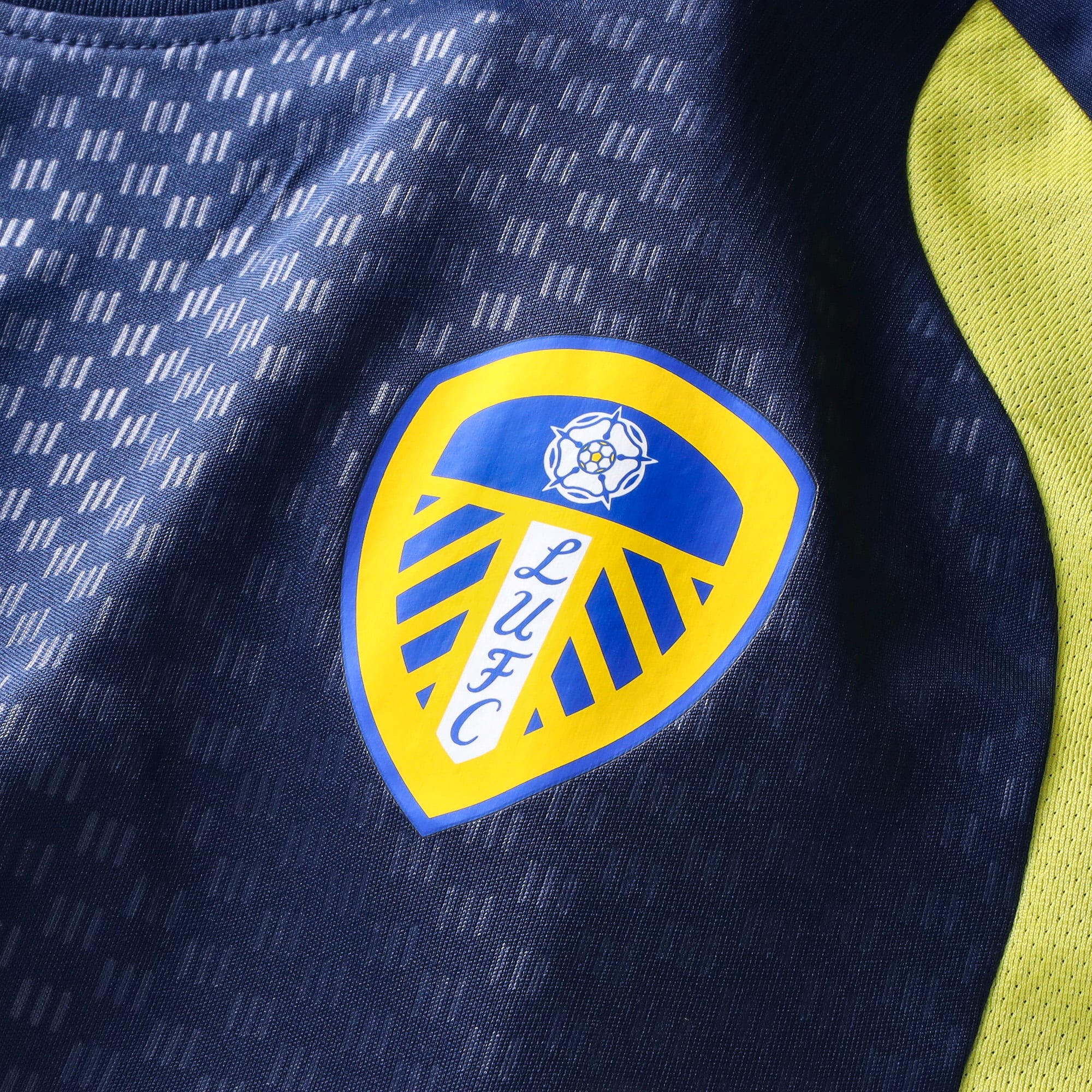Leeds United adidas Training Jersey - Navy, , rebel_hi-res