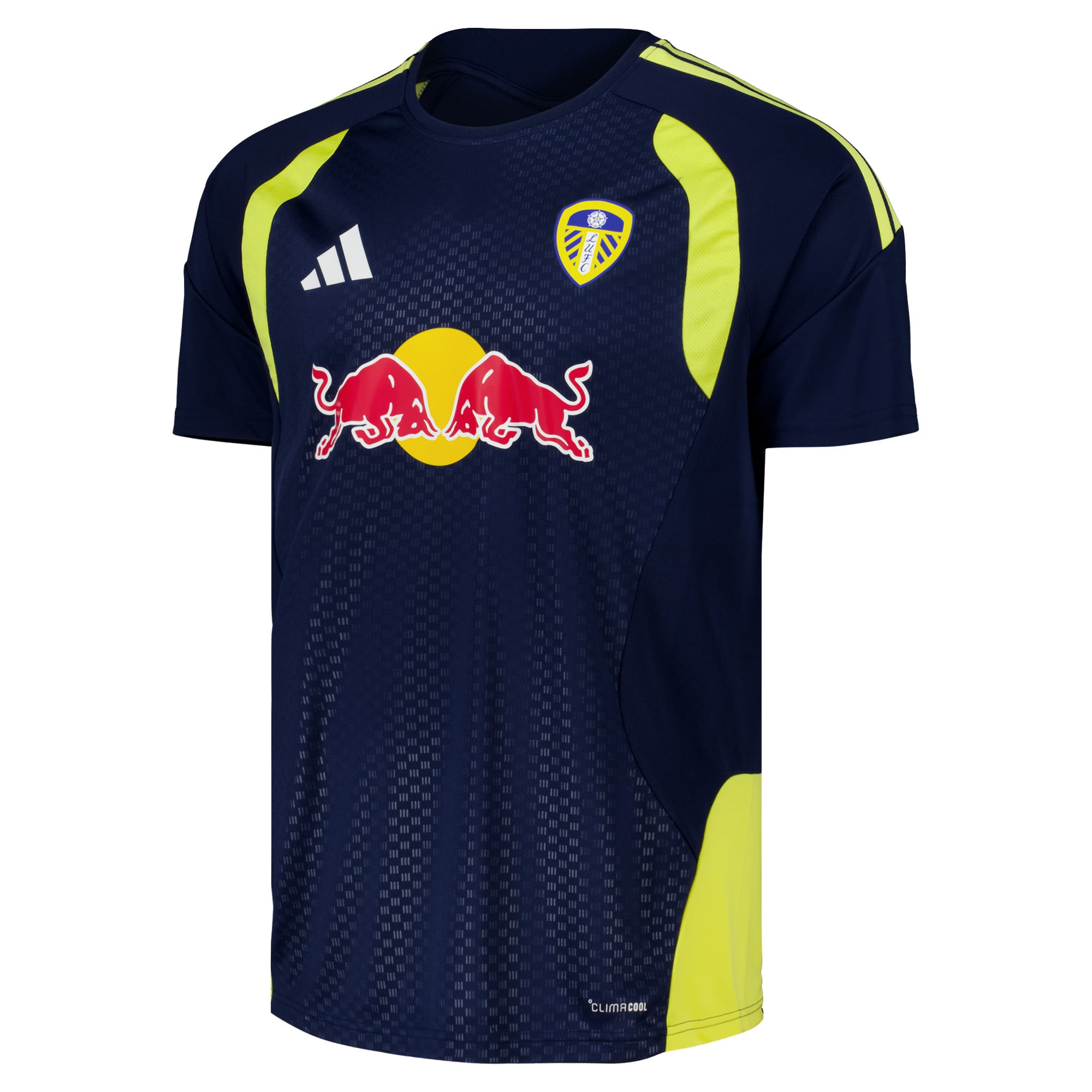 Leeds United adidas Training Jersey - Navy, , rebel_hi-res