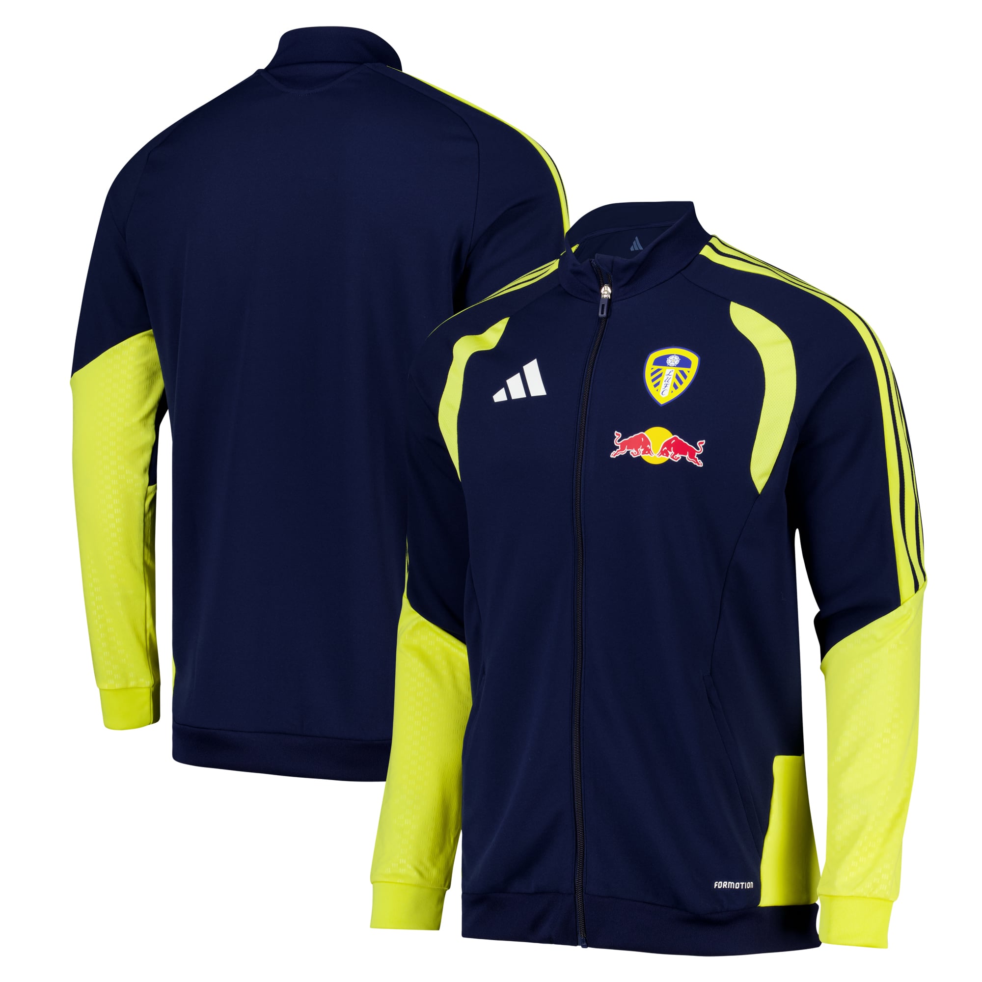 Leeds United adidas Training Track Jacket - Navy