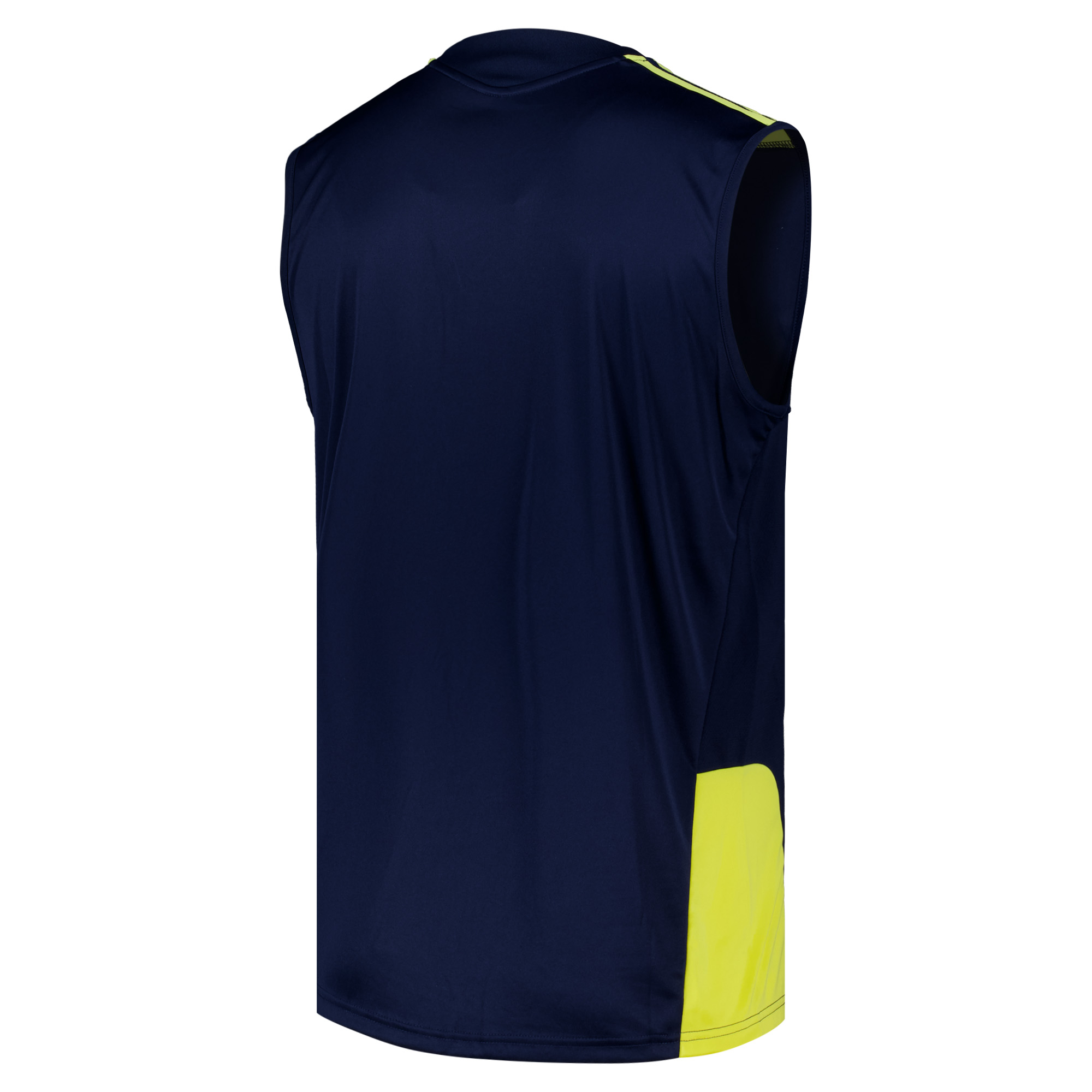 Leeds United adidas Training Sleeveless Jersey - Navy, , rebel_hi-res
