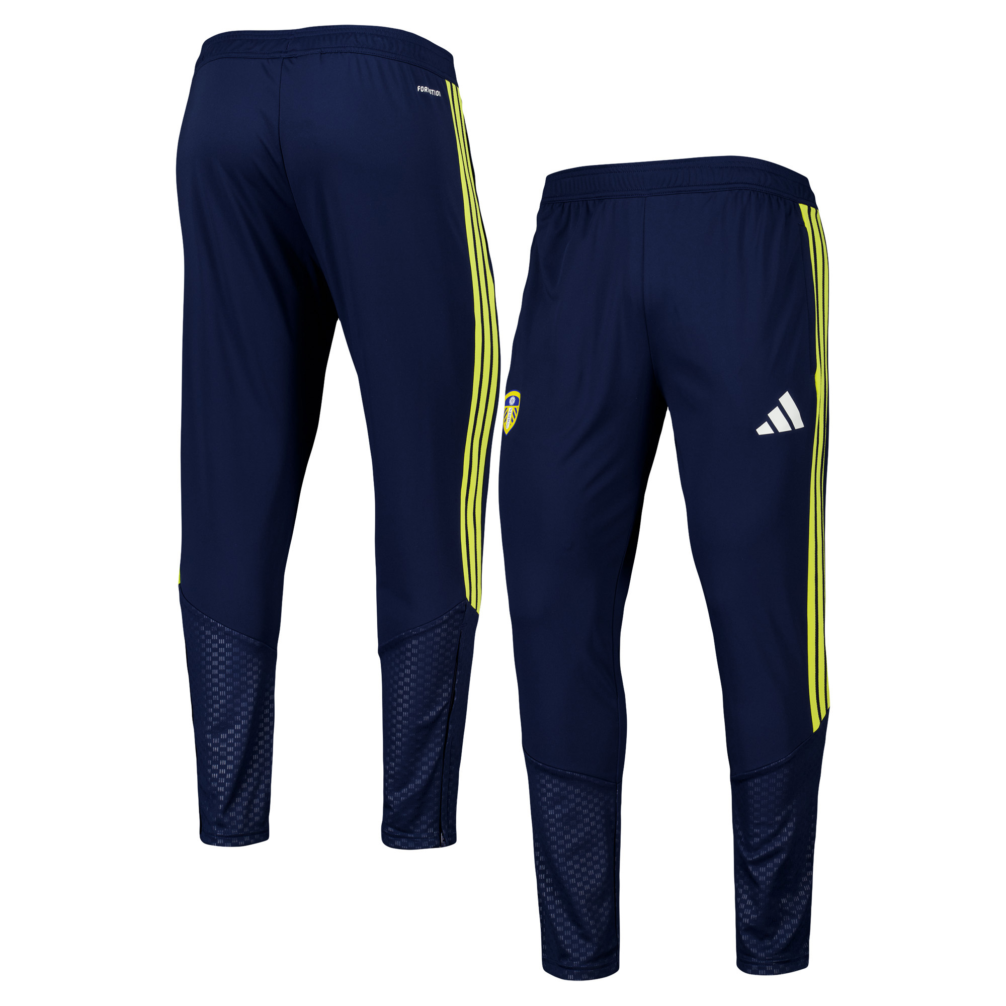 Leeds United adidas Training Pants - Navy, , rebel_hi-res